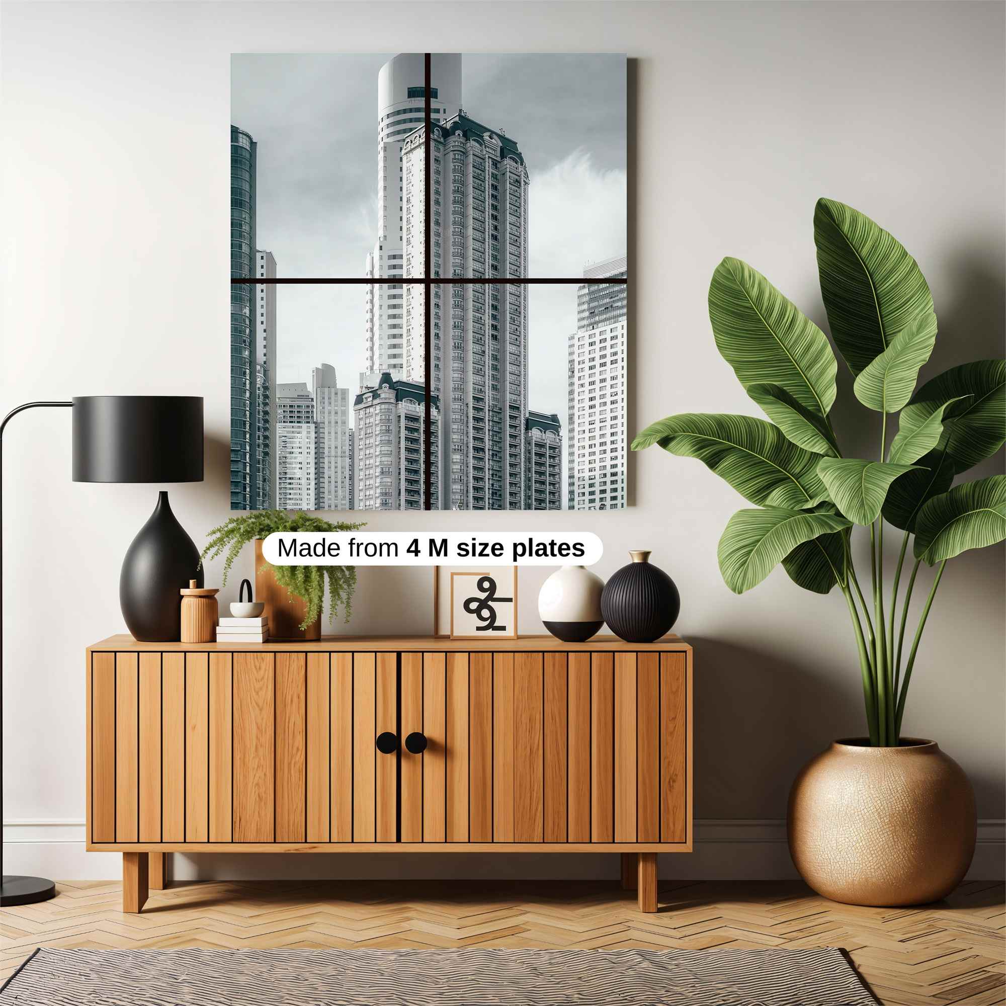Skyscraper Serenity Safe Wall Magnetic / M
