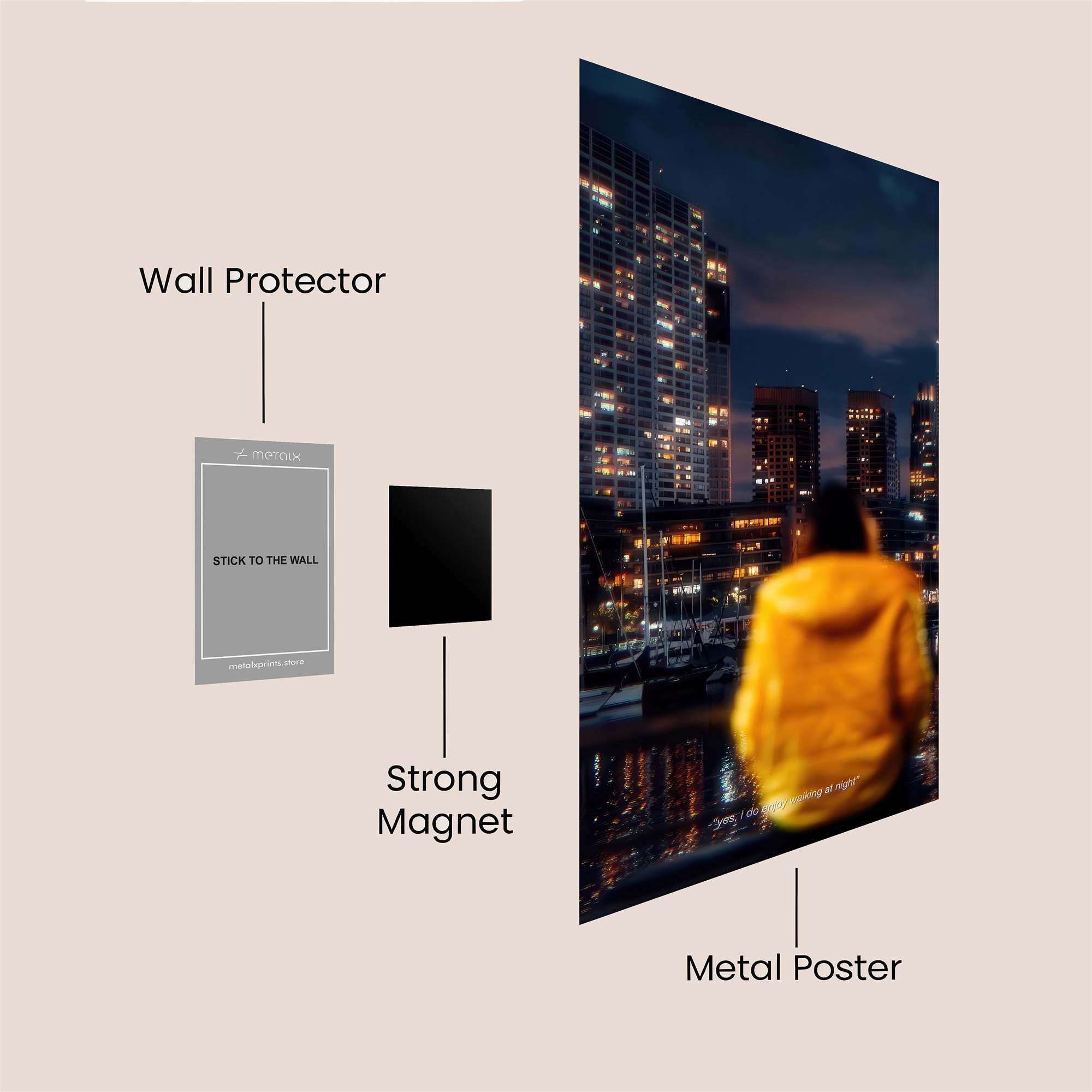 City Solitude Safe Wall Magnetic / M