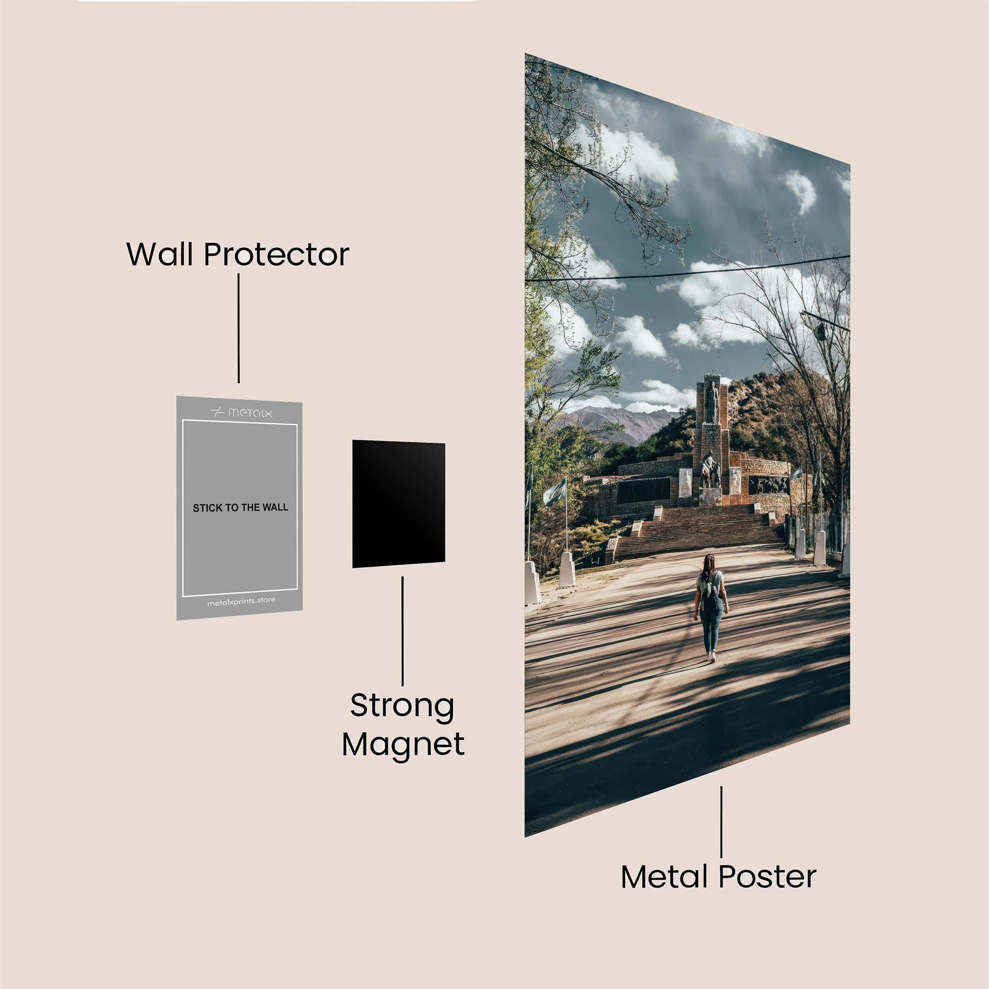 Monument Serenity Safe Wall Magnetic / M