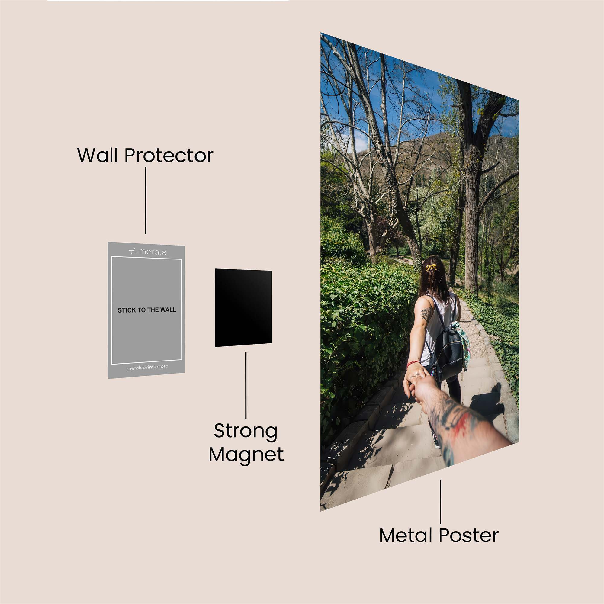 NatureEscape Safe Wall Magnetic / M