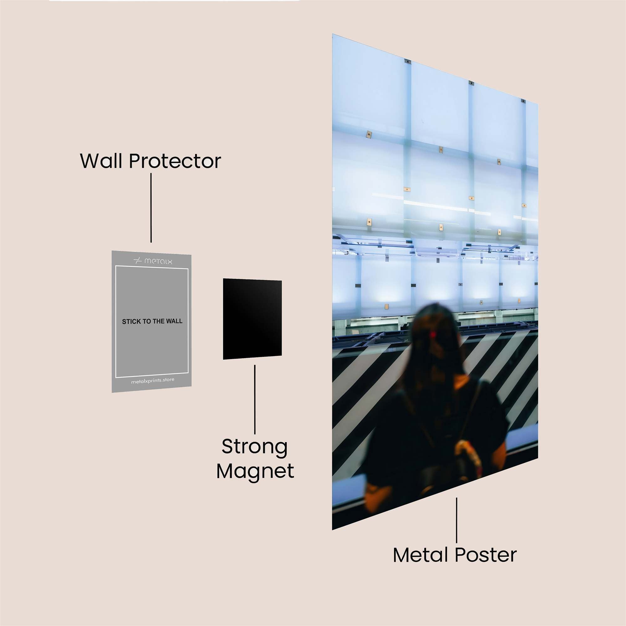 Journey Serene Safe Wall Magnetic / M