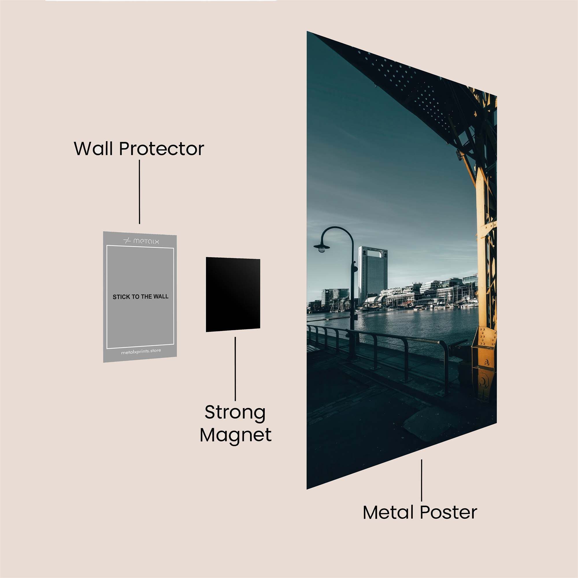 Urban Tranquility Safe Wall Magnetic / M