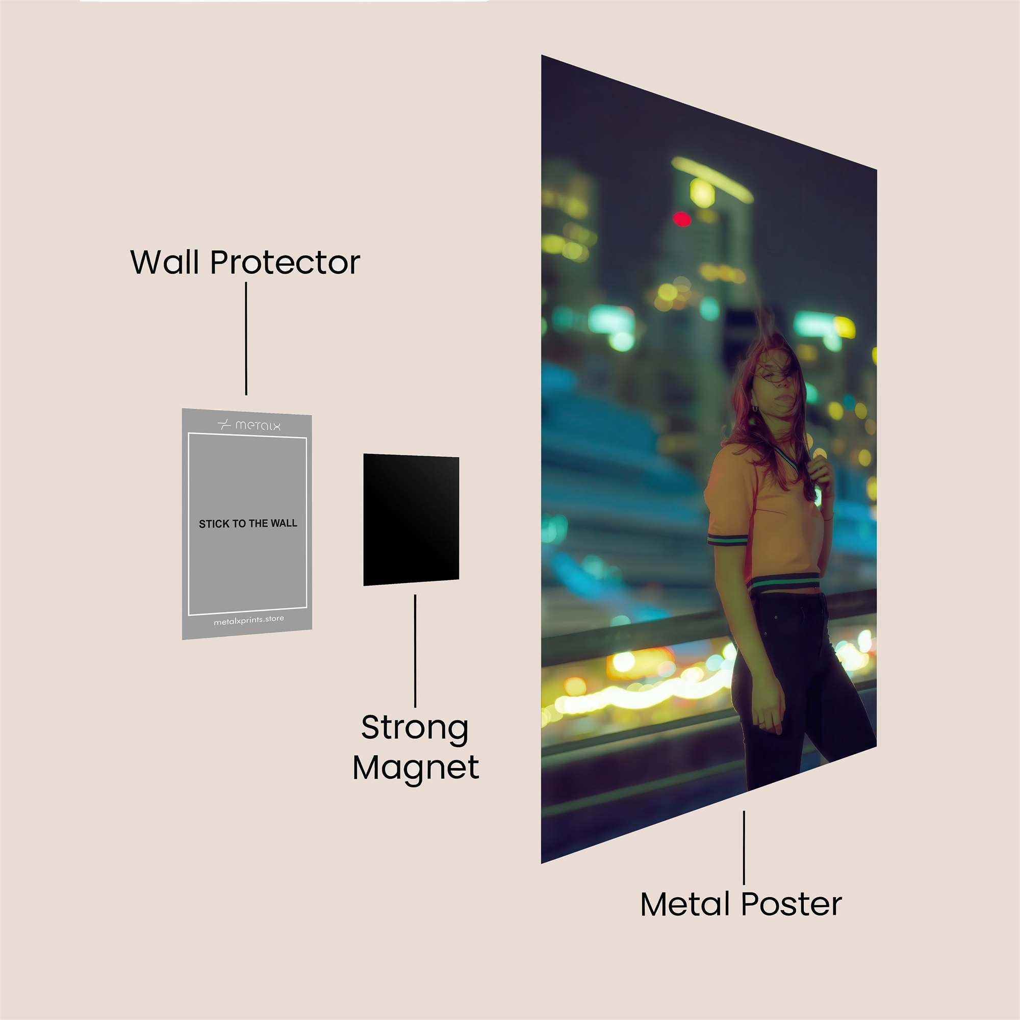 City Dream Safe Wall Magnetic / M