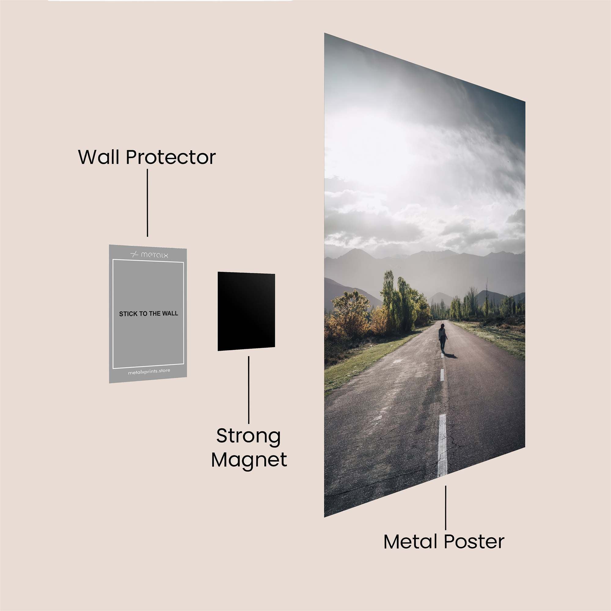 Journey Serene Safe Wall Magnetic / M