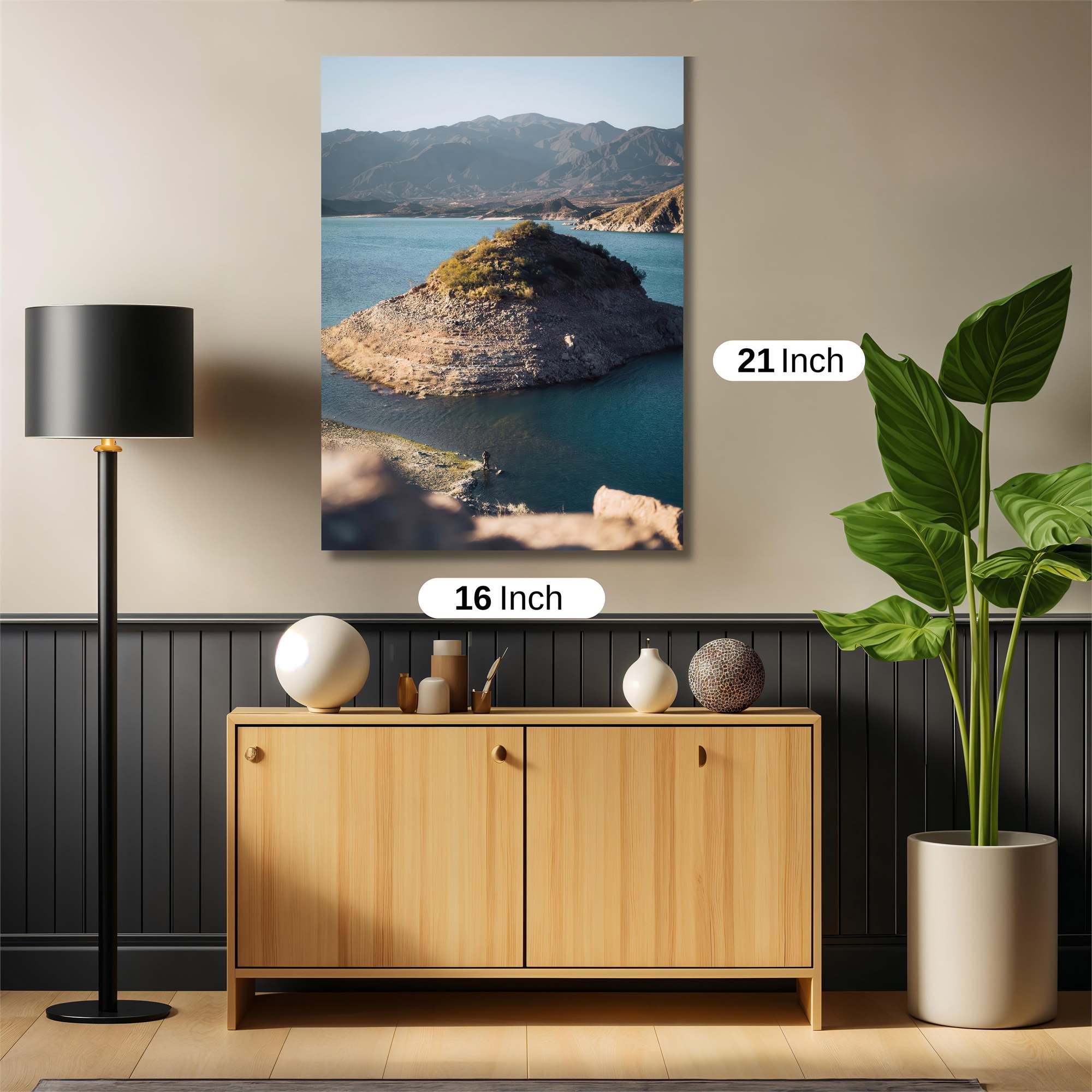 Island Serenity Safe Wall Magnetic / M