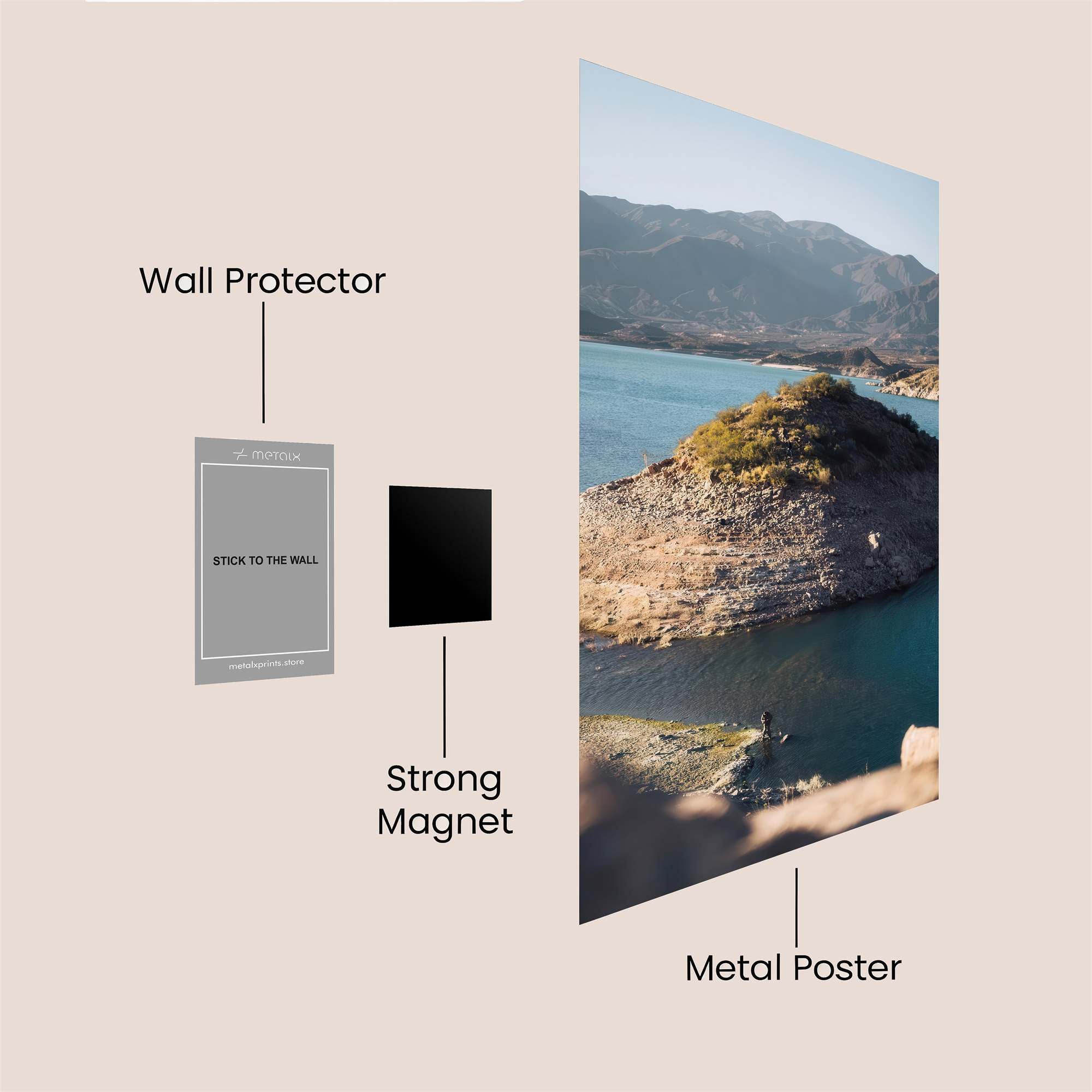 Island Serenity Safe Wall Magnetic / M