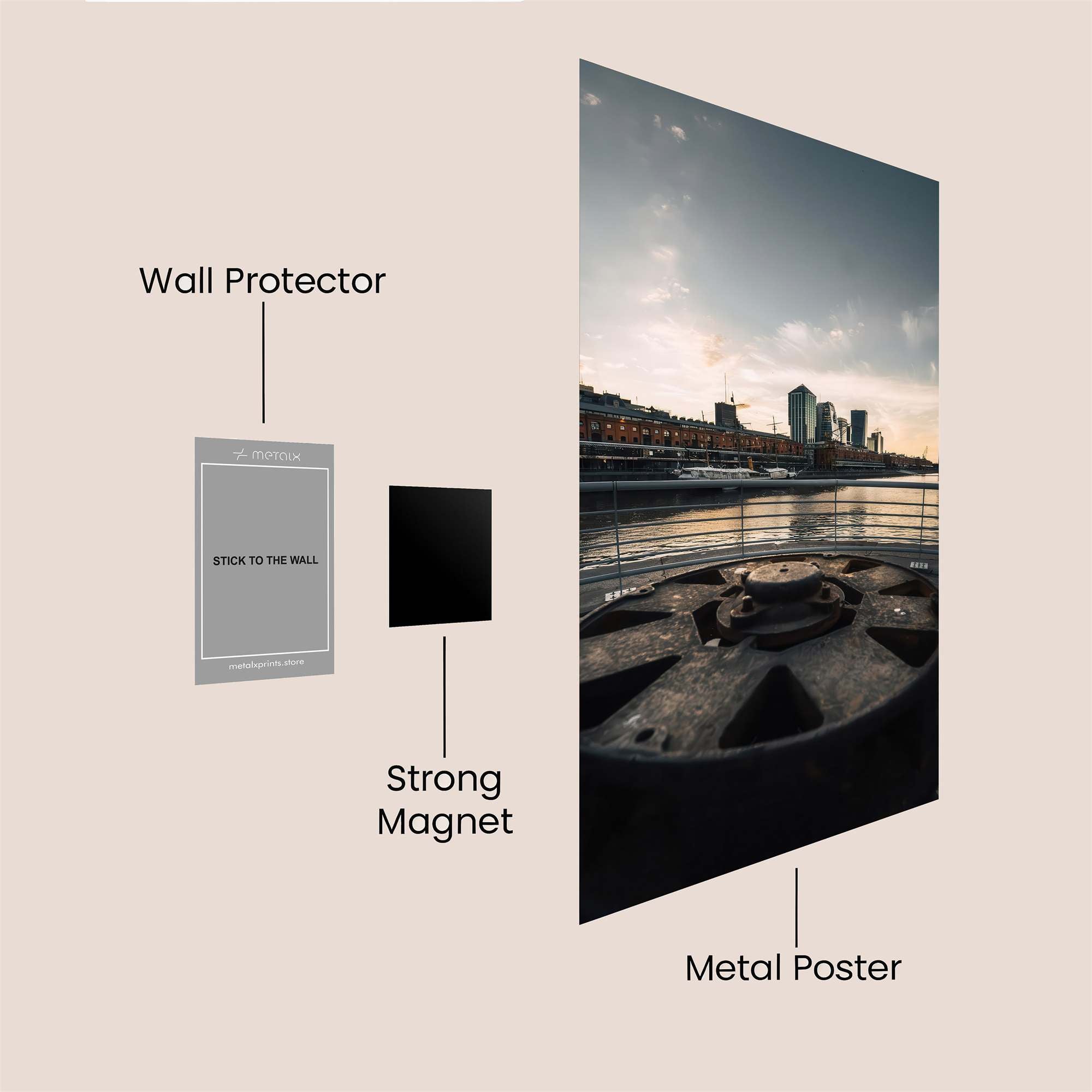 Urban Serenity Safe Wall Magnetic / M