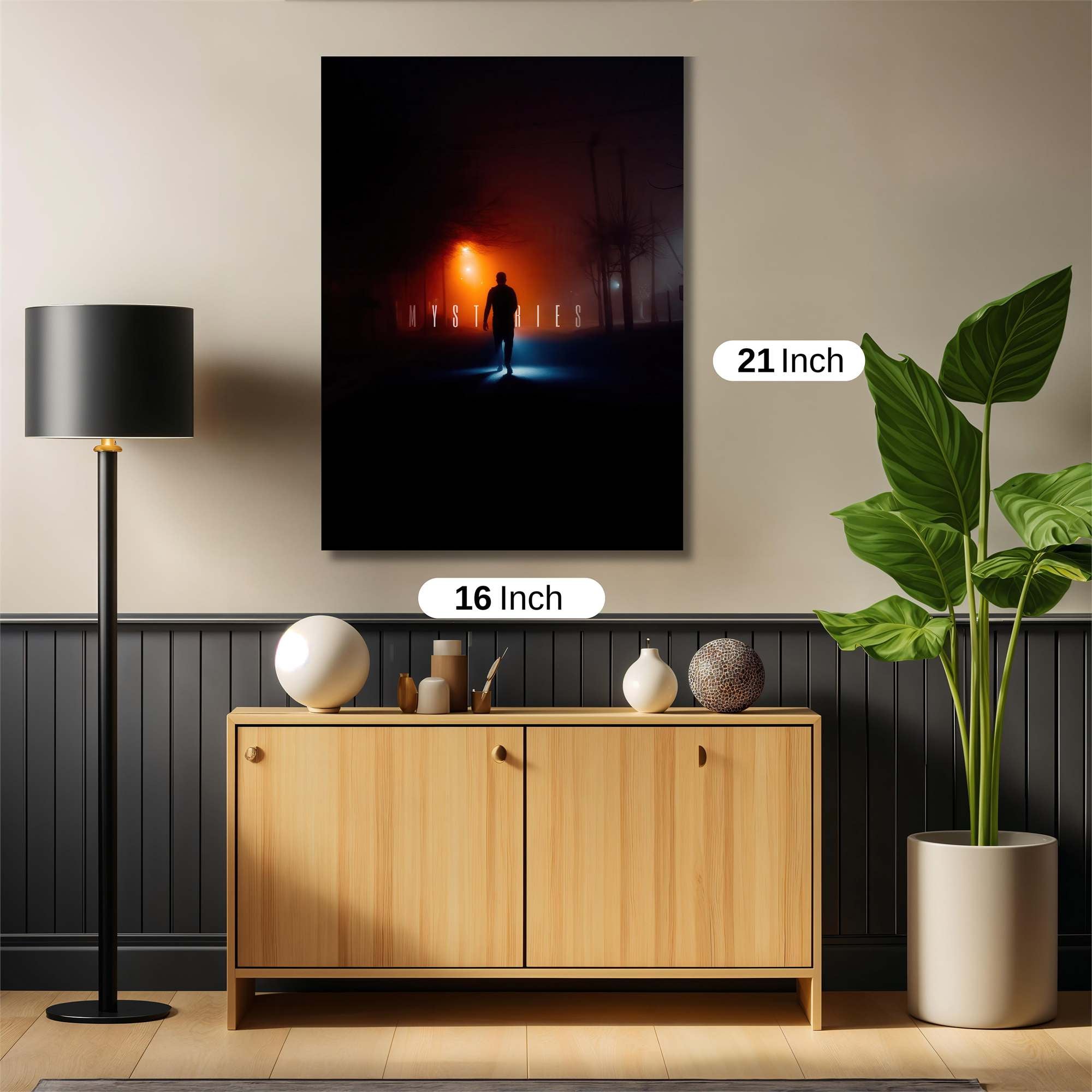 Silhouette Eerie Safe Wall Magnetic / M