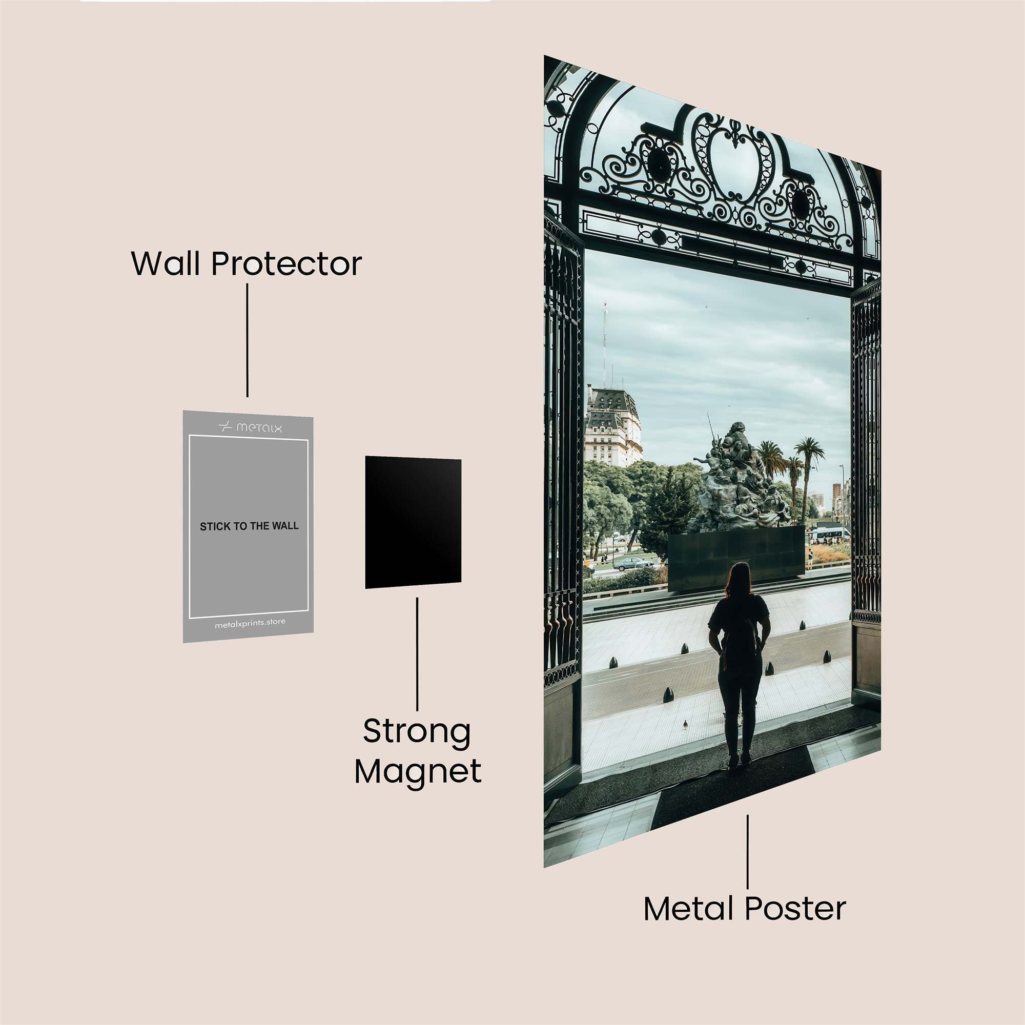 Portal Serene Safe Wall Magnetic / M