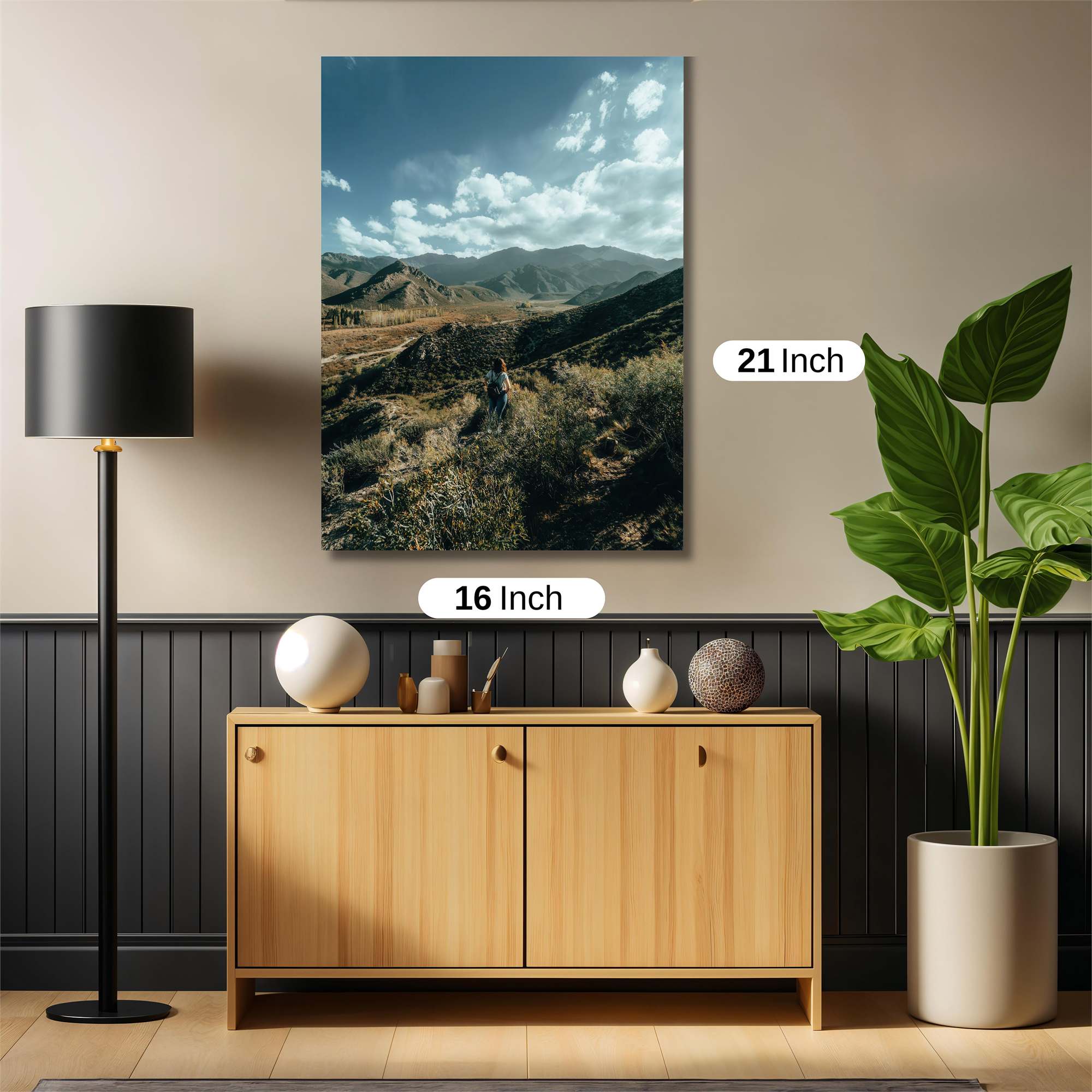 Mountain Serenity Safe Wall Magnetic / M