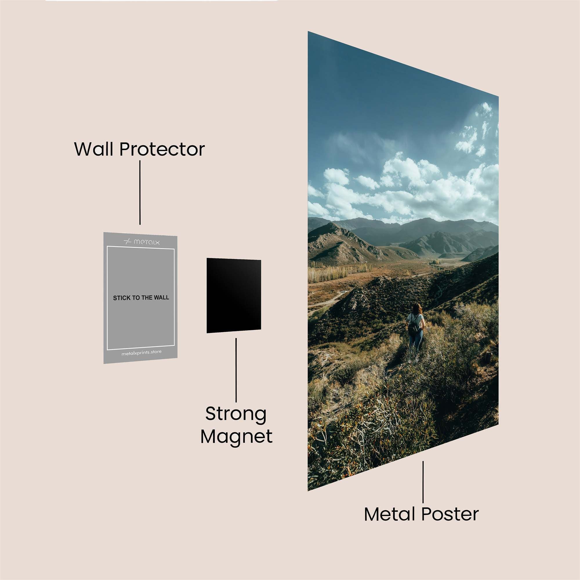 Mountain Serenity Safe Wall Magnetic / M