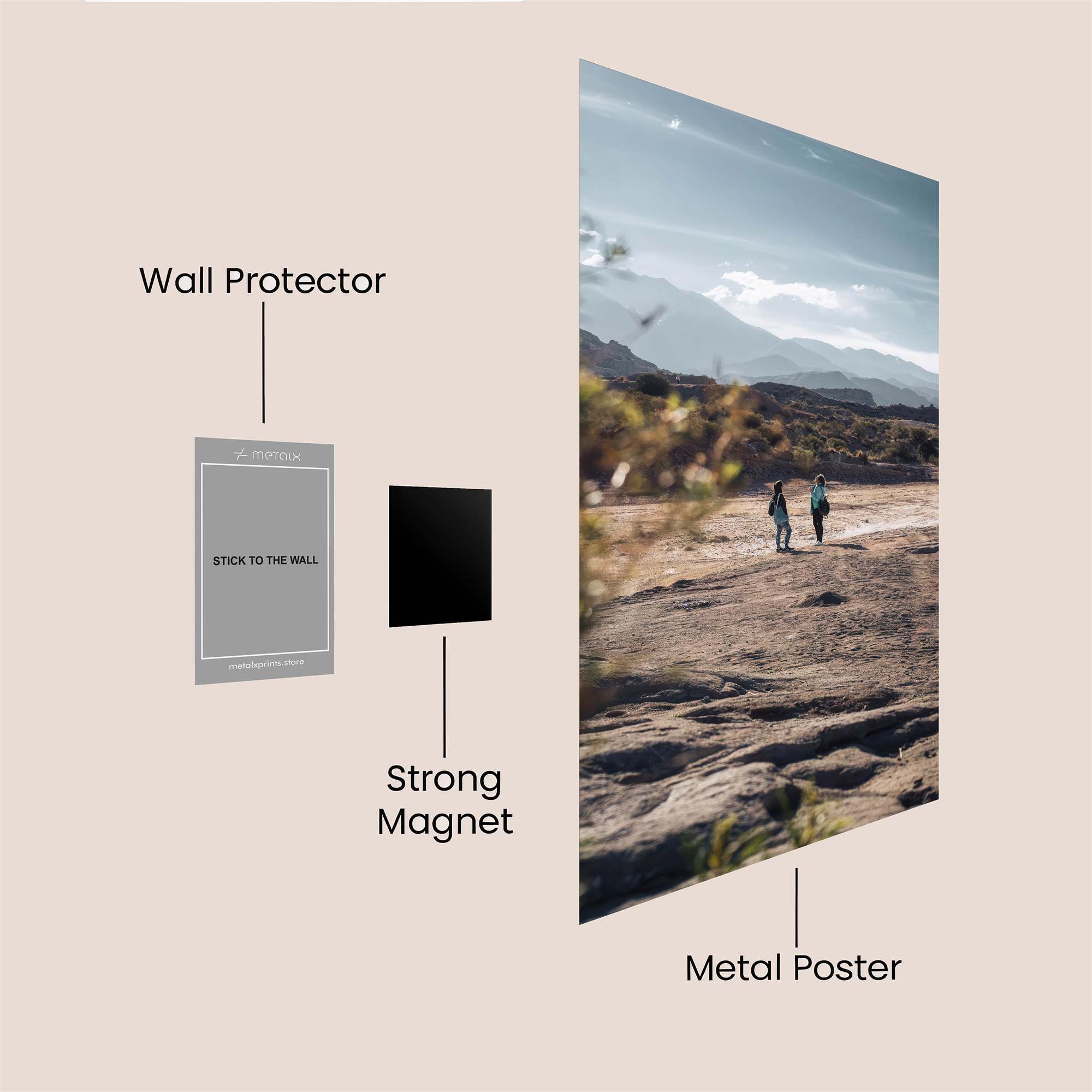 Desert Serenity Safe Wall Magnetic / M