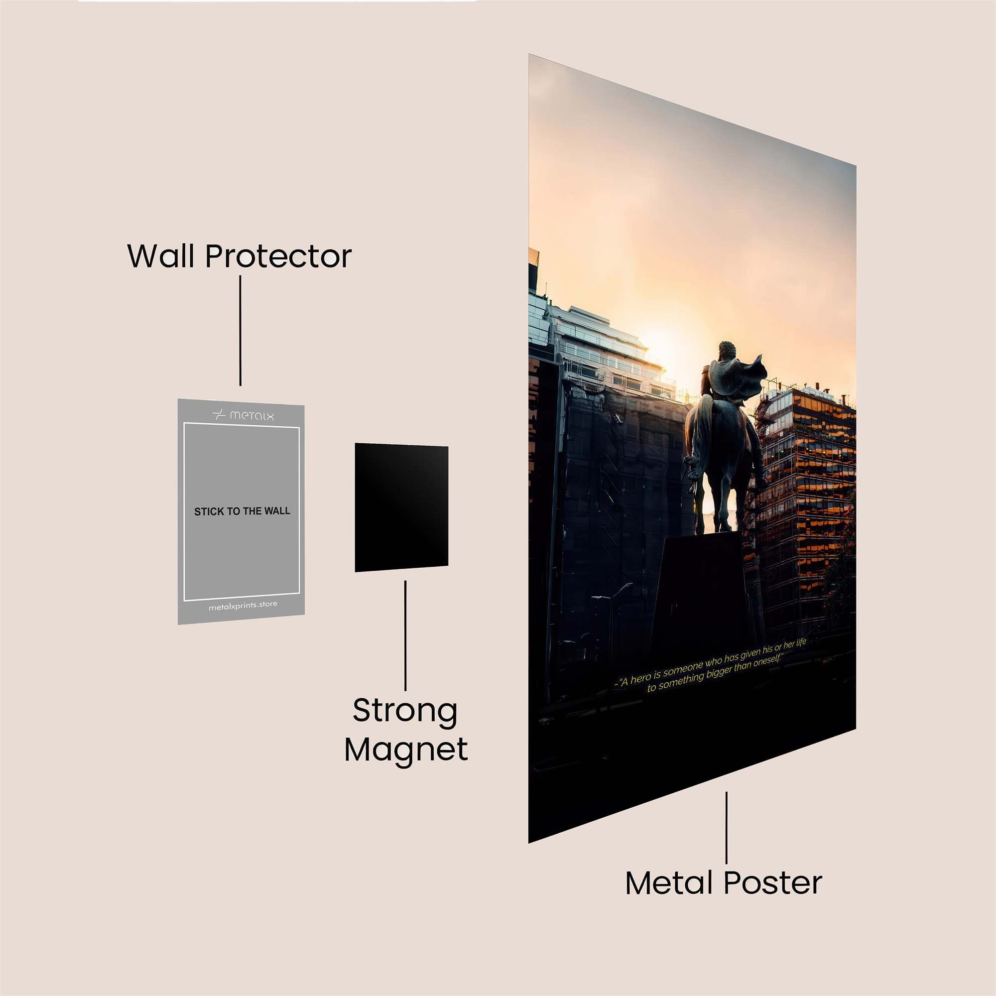 Napoleon Silhouette Safe Wall Magnetic / M