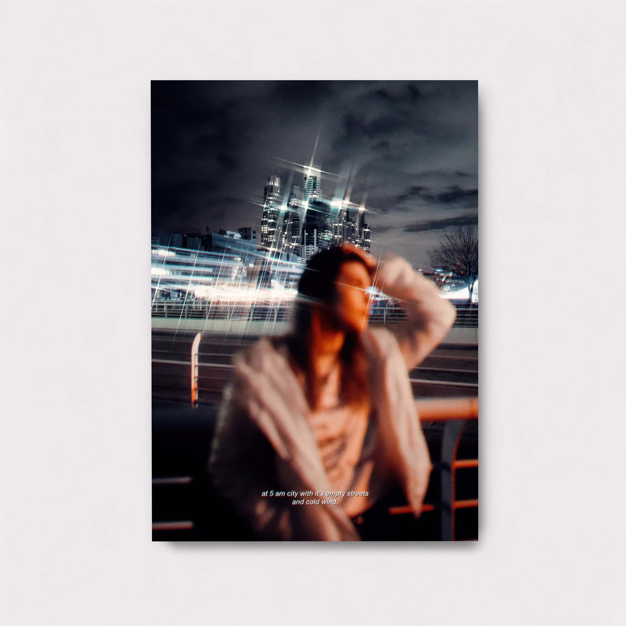 Cityscape Serenity Safe Wall Magnetic / M