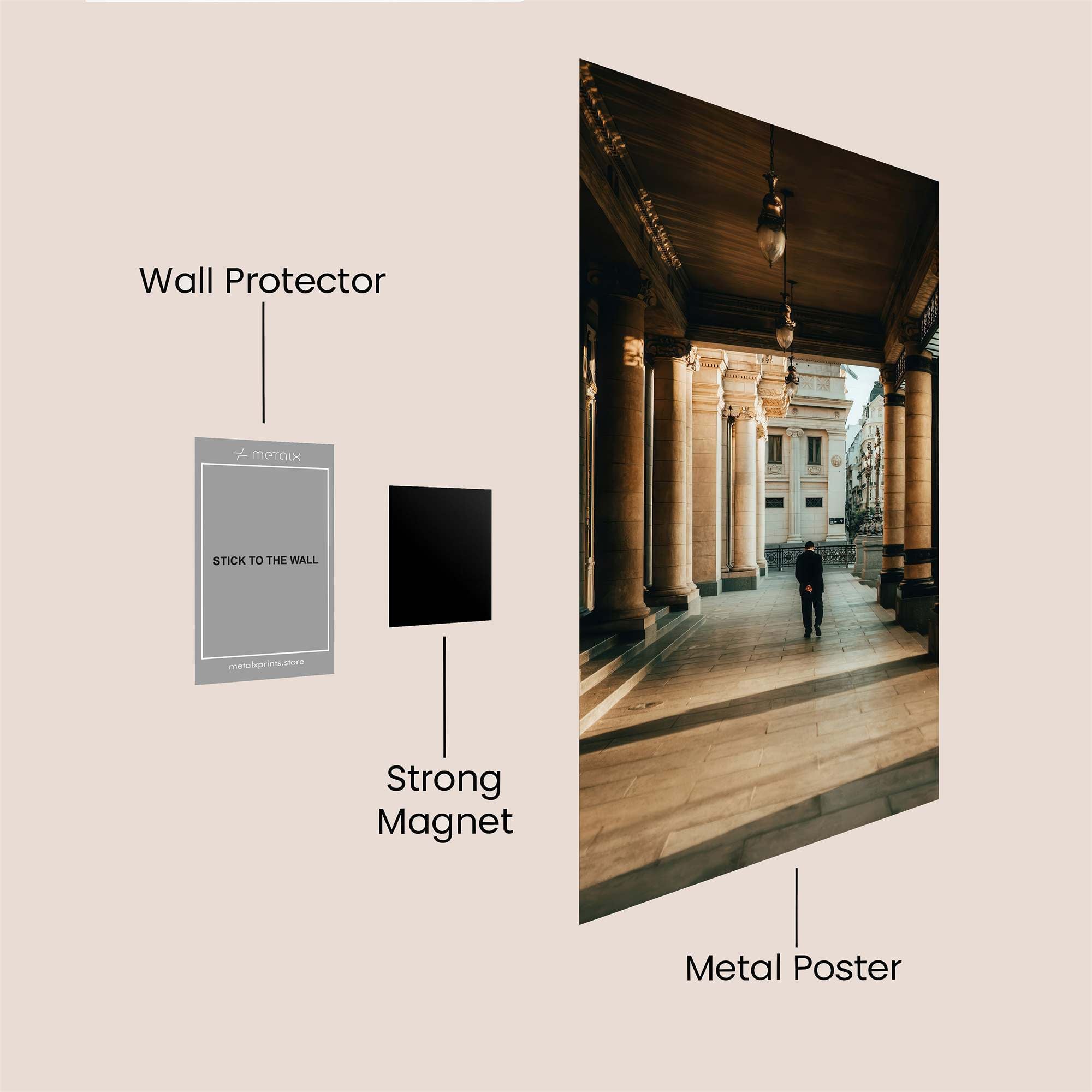 Colonnade Solitude Safe Wall Magnetic / M