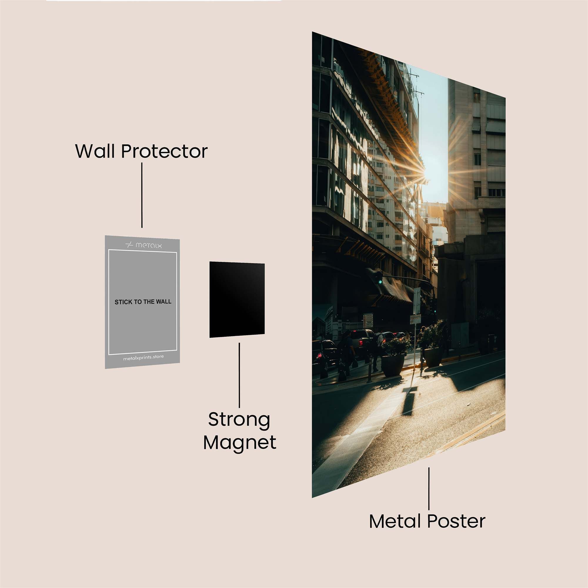 City Radiance Safe Wall Magnetic / M