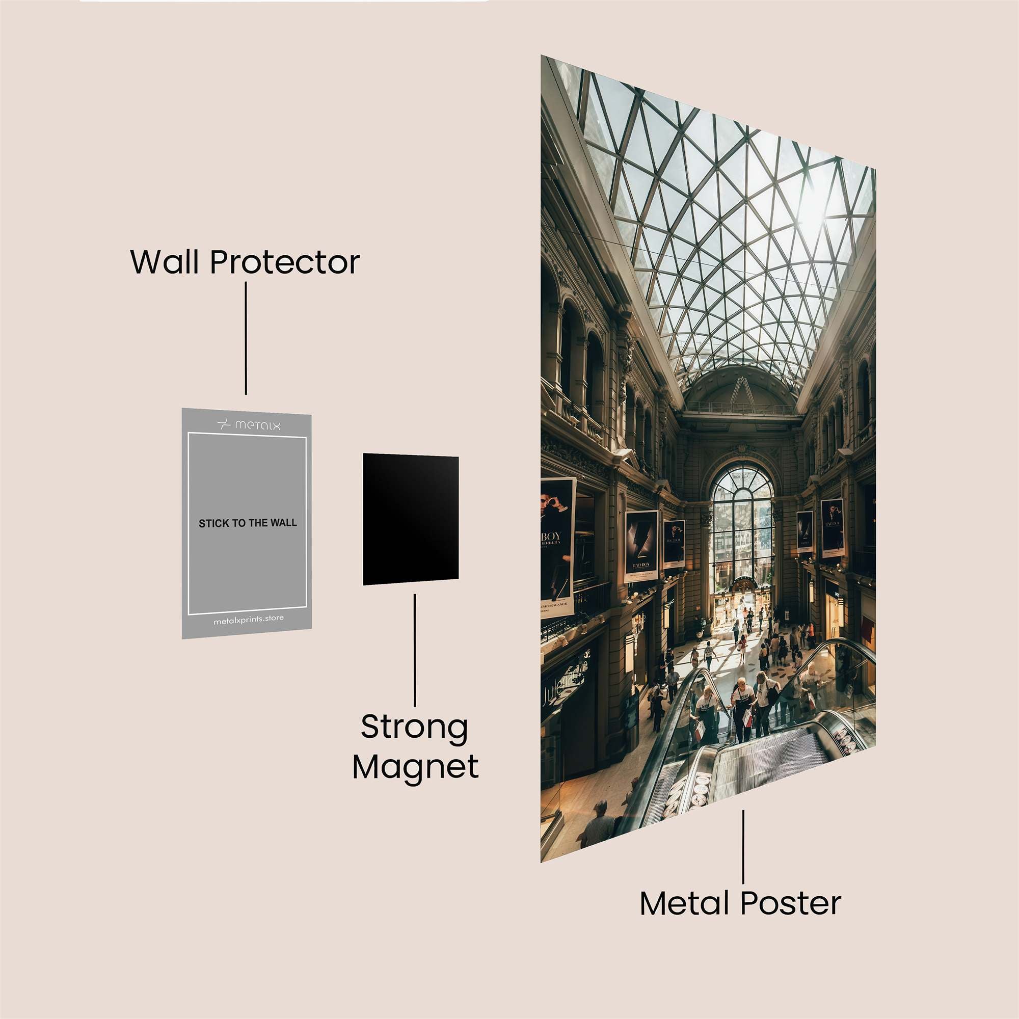 Galleria Radiance Safe Wall Magnetic / M