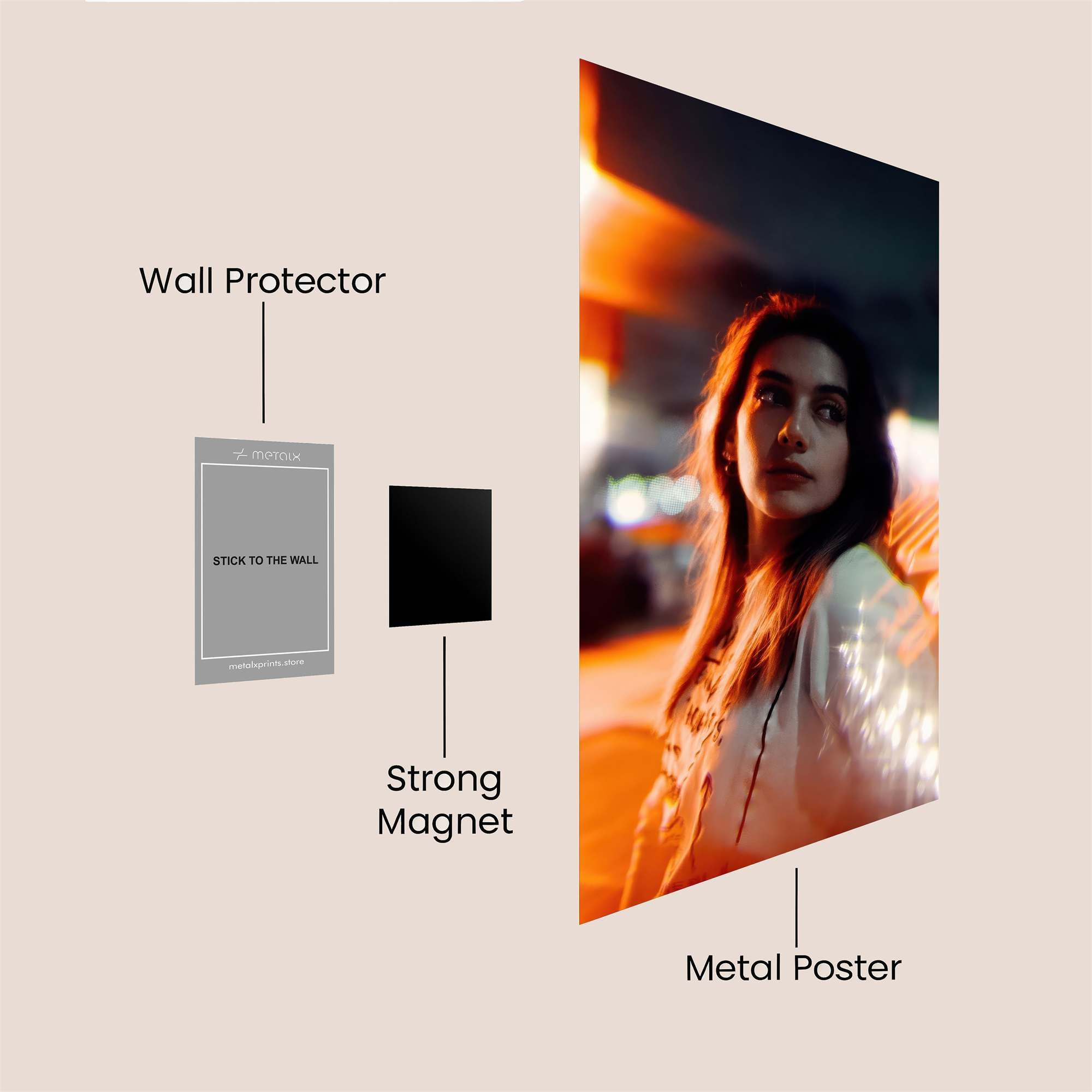 City Dreamer Safe Wall Magnetic / M