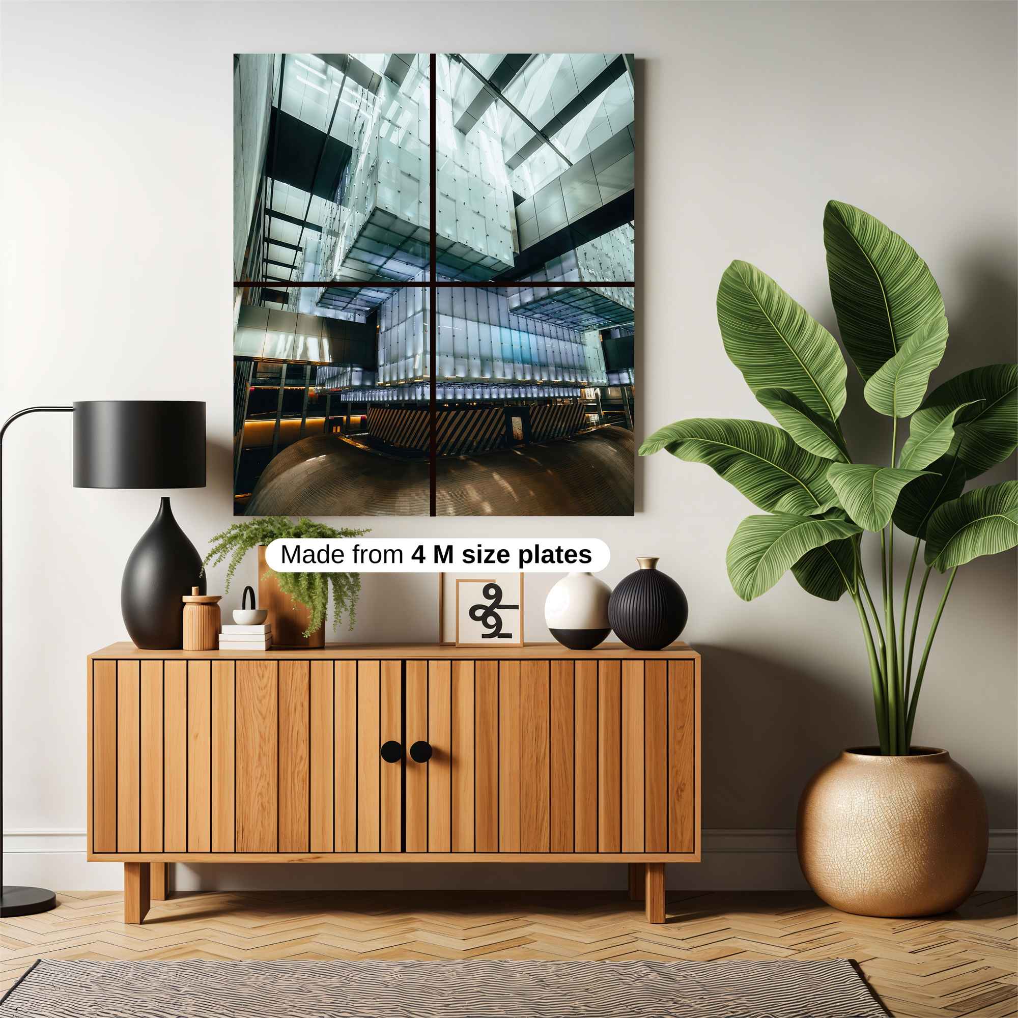 Futuristic Serenity Safe Wall Magnetic / M