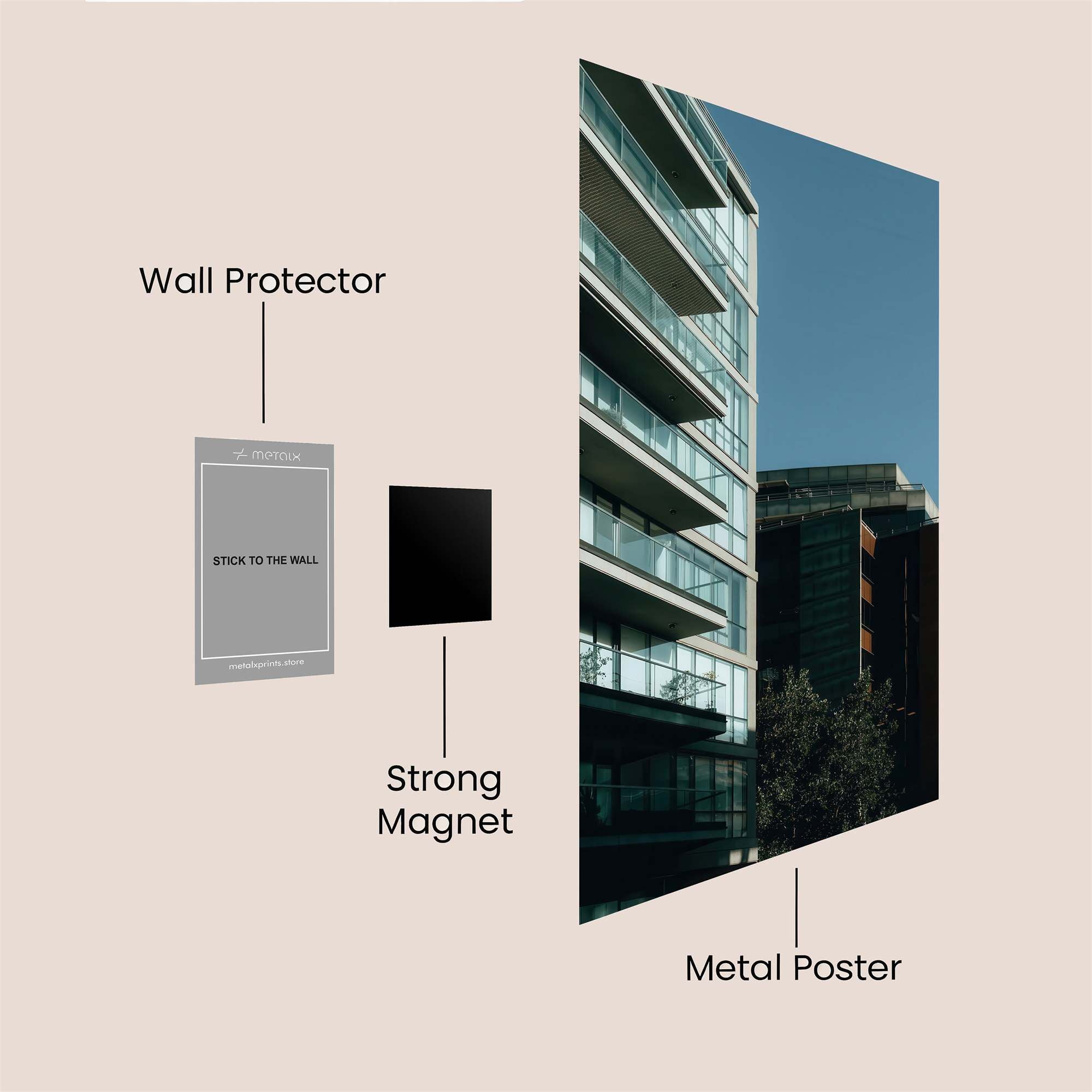 Urban Serenity Safe Wall Magnetic / M