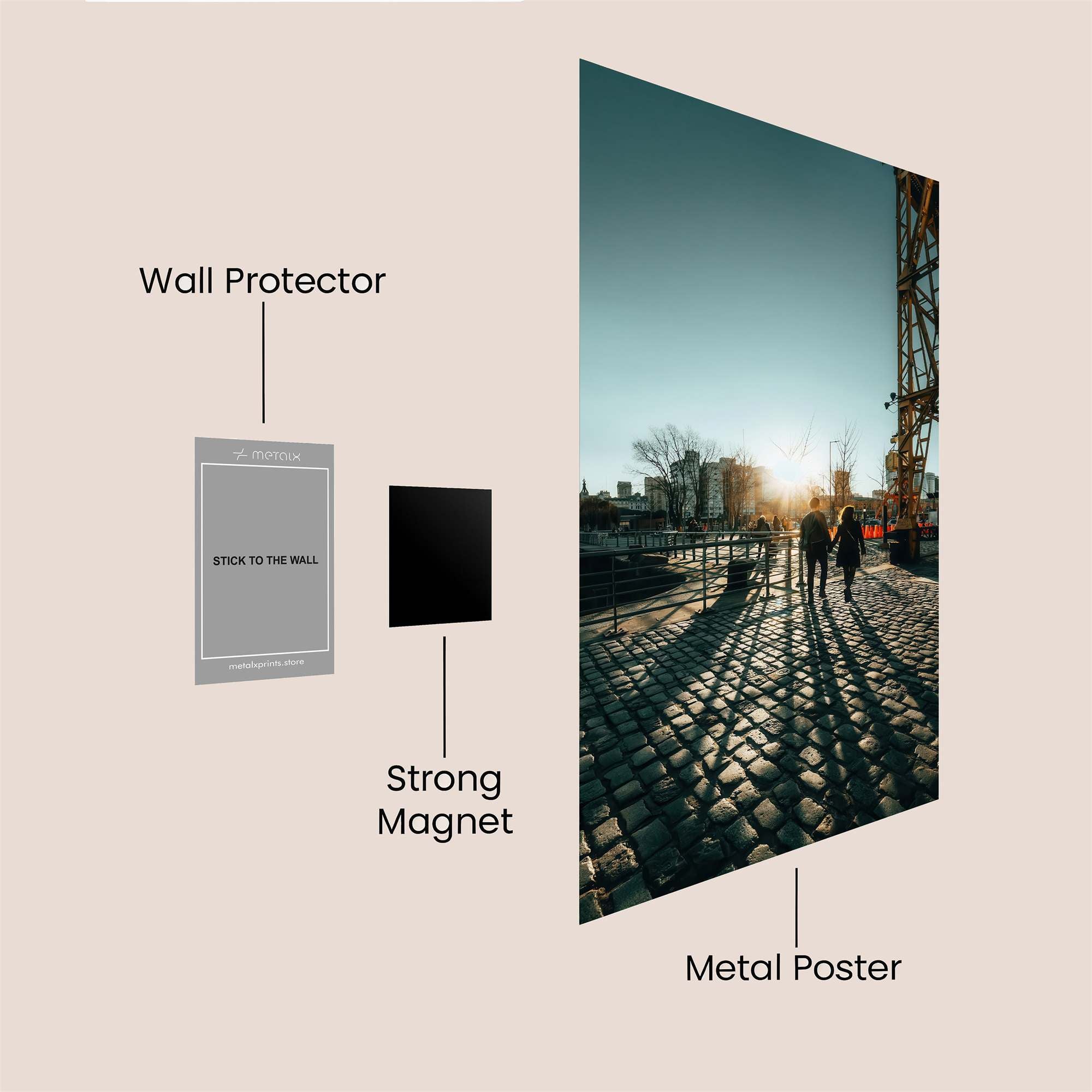Sunset Serenity Safe Wall Magnetic / M