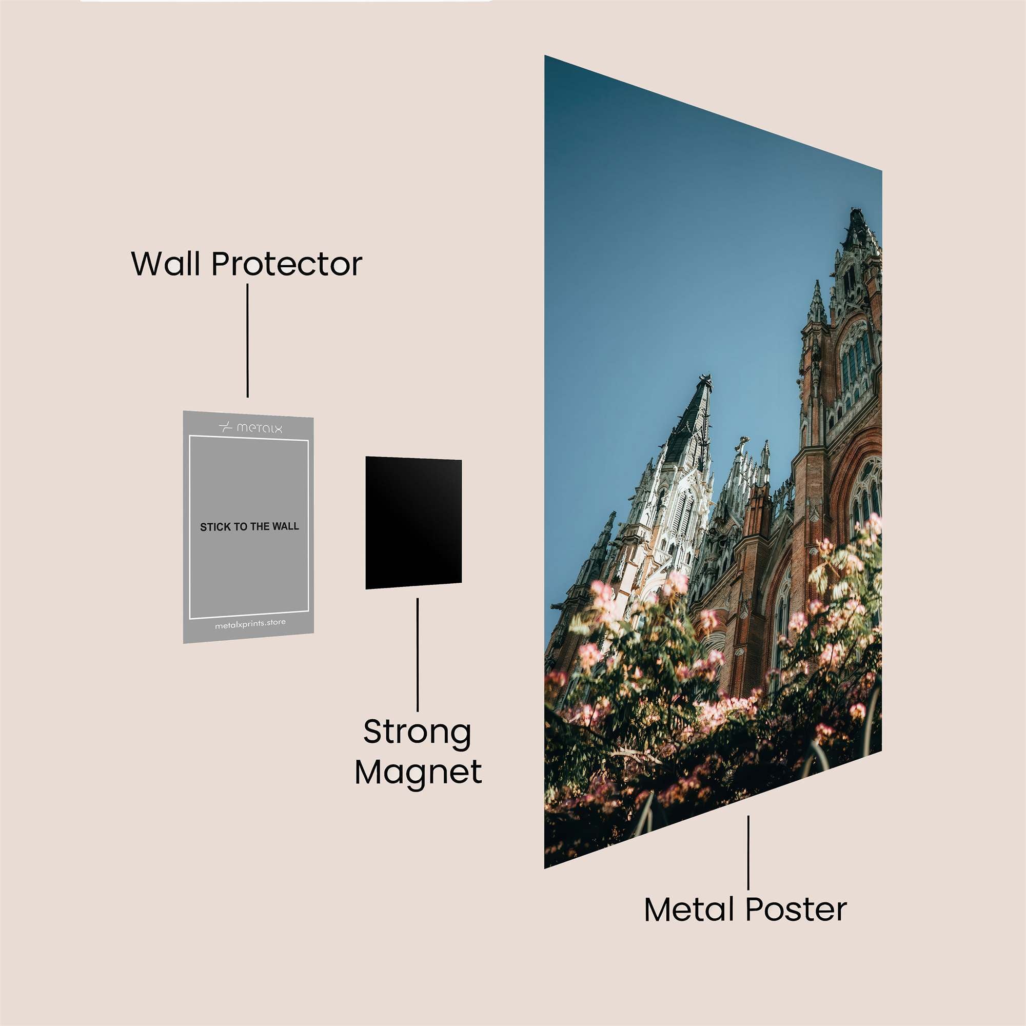Gothic Serenity Safe Wall Magnetic / M