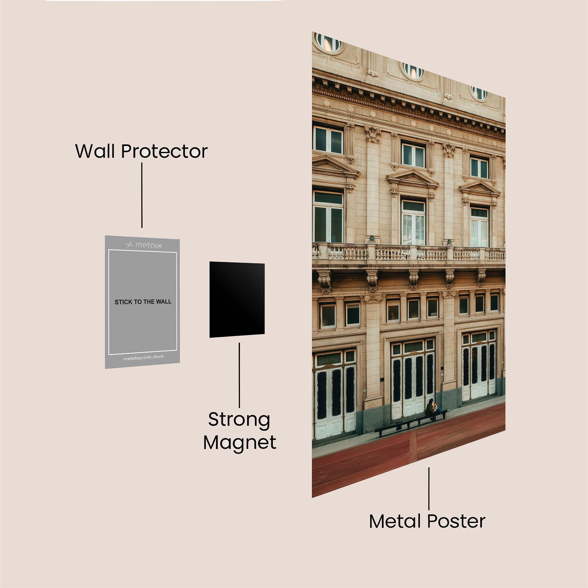 Palazzo Serene Safe Wall Magnetic / M