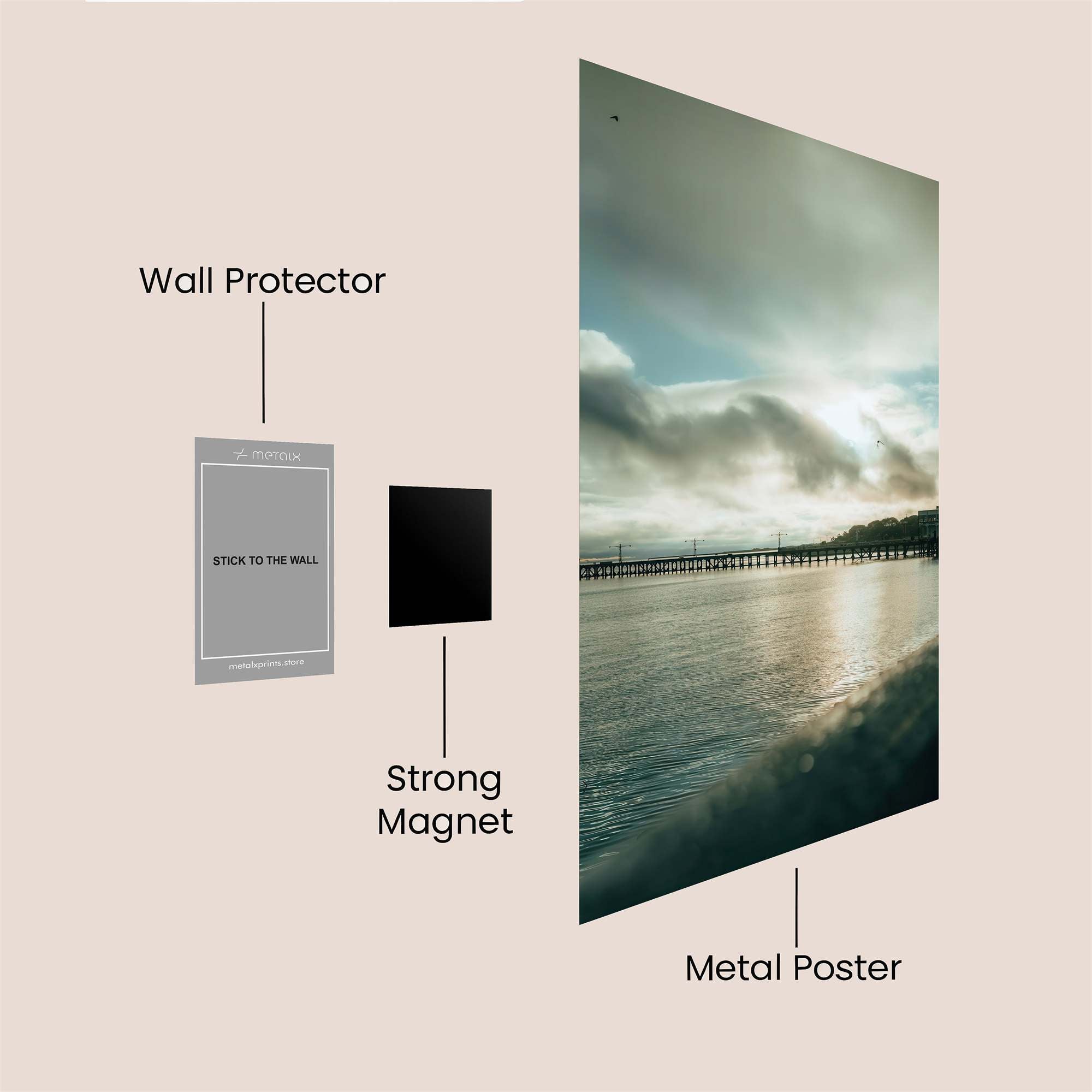 Pier Serenity Safe Wall Magnetic / M