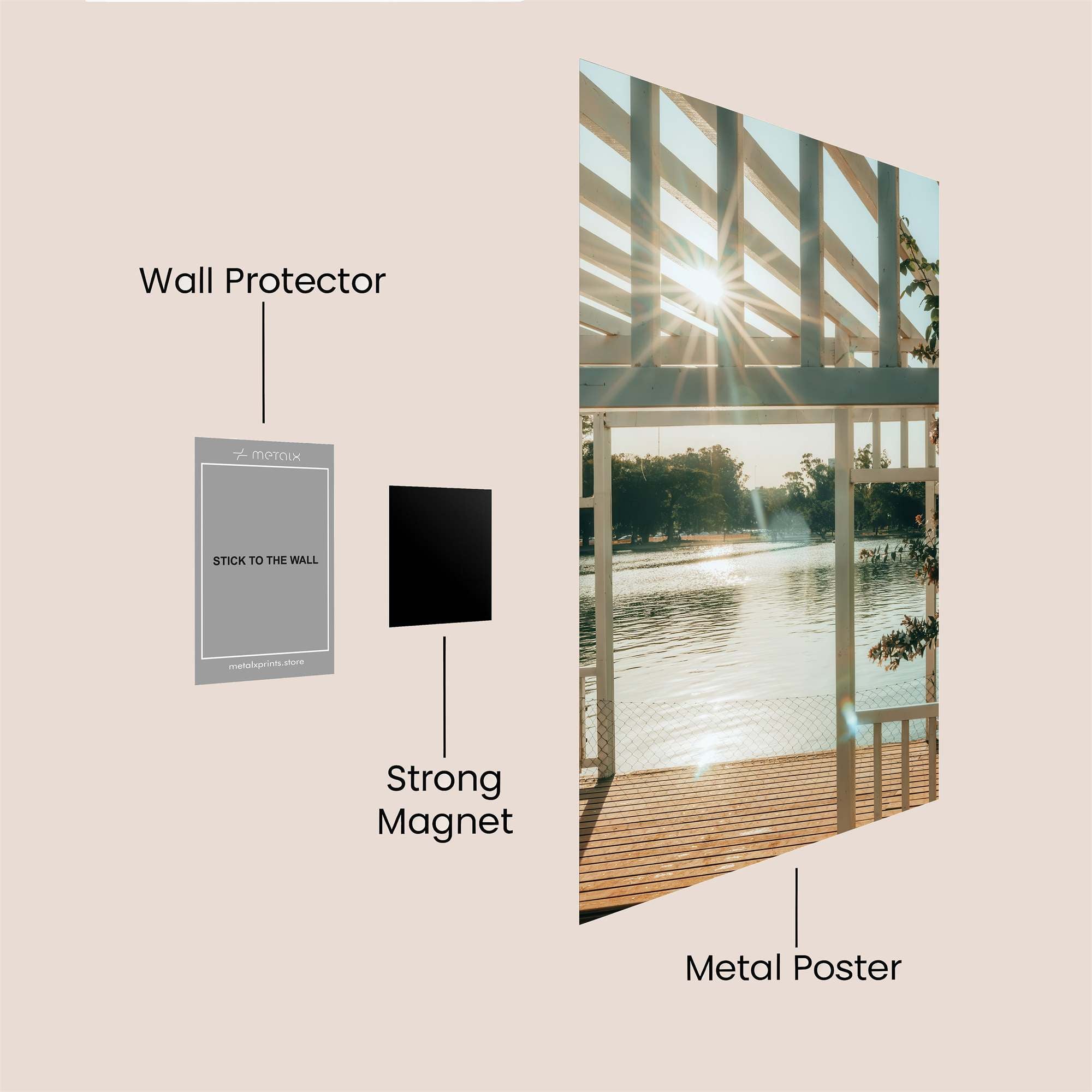 Sunrise Serenity Safe Wall Magnetic / M