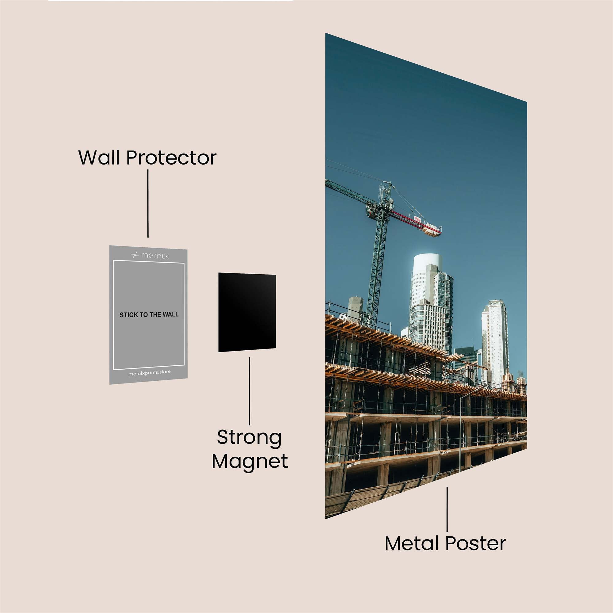 Skyward Ambition Safe Wall Magnetic / M