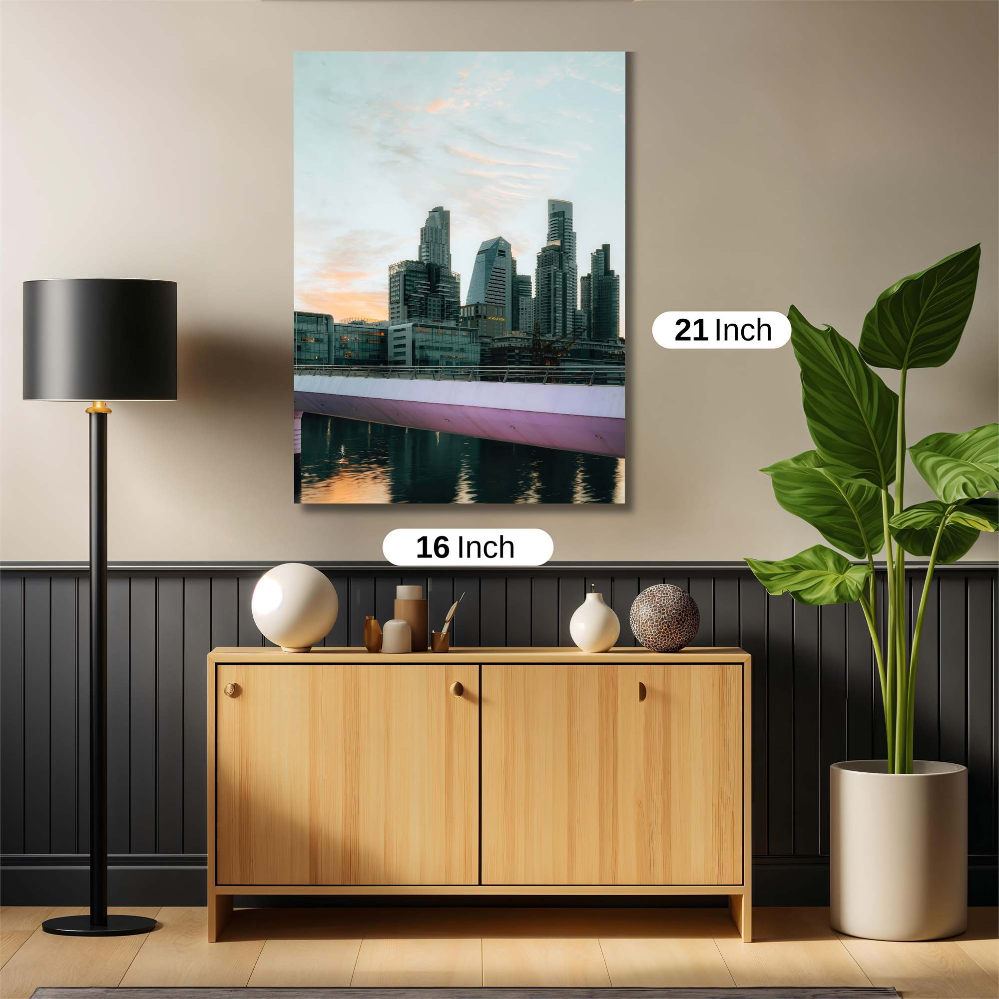 Skyline Serenity Safe Wall Magnetic / M