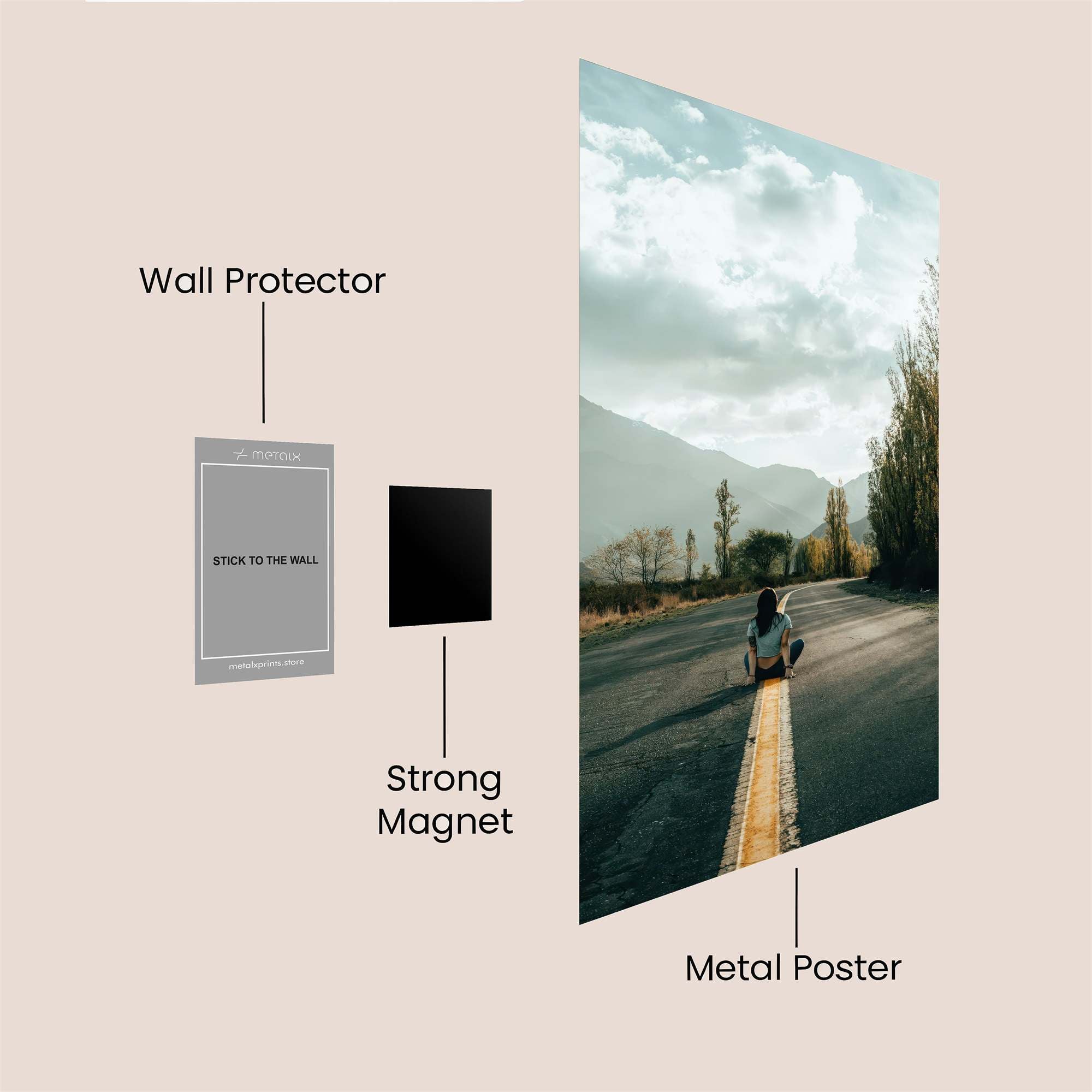 Journey Serene Safe Wall Magnetic / M