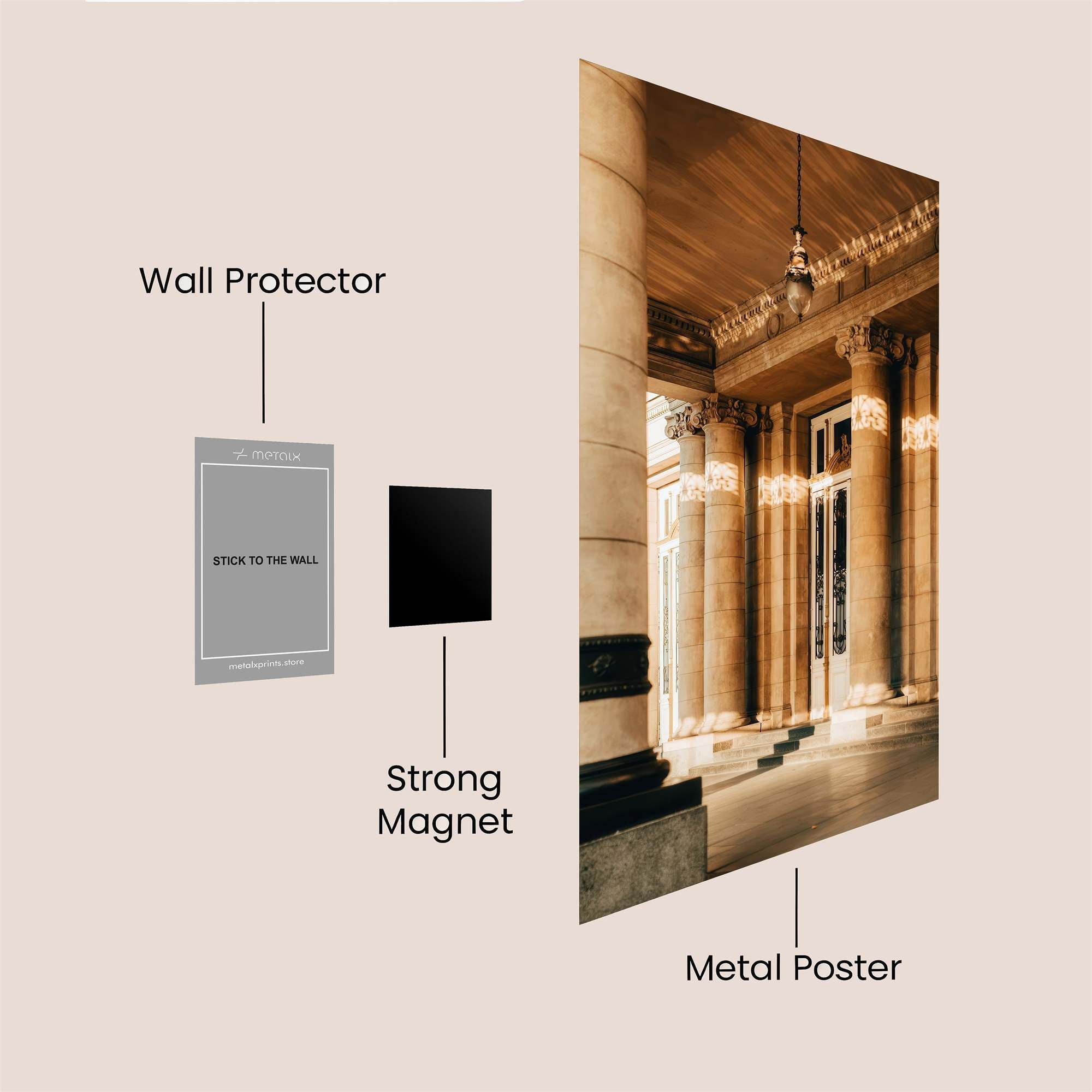 Colonnade Serenity Safe Wall Magnetic / M