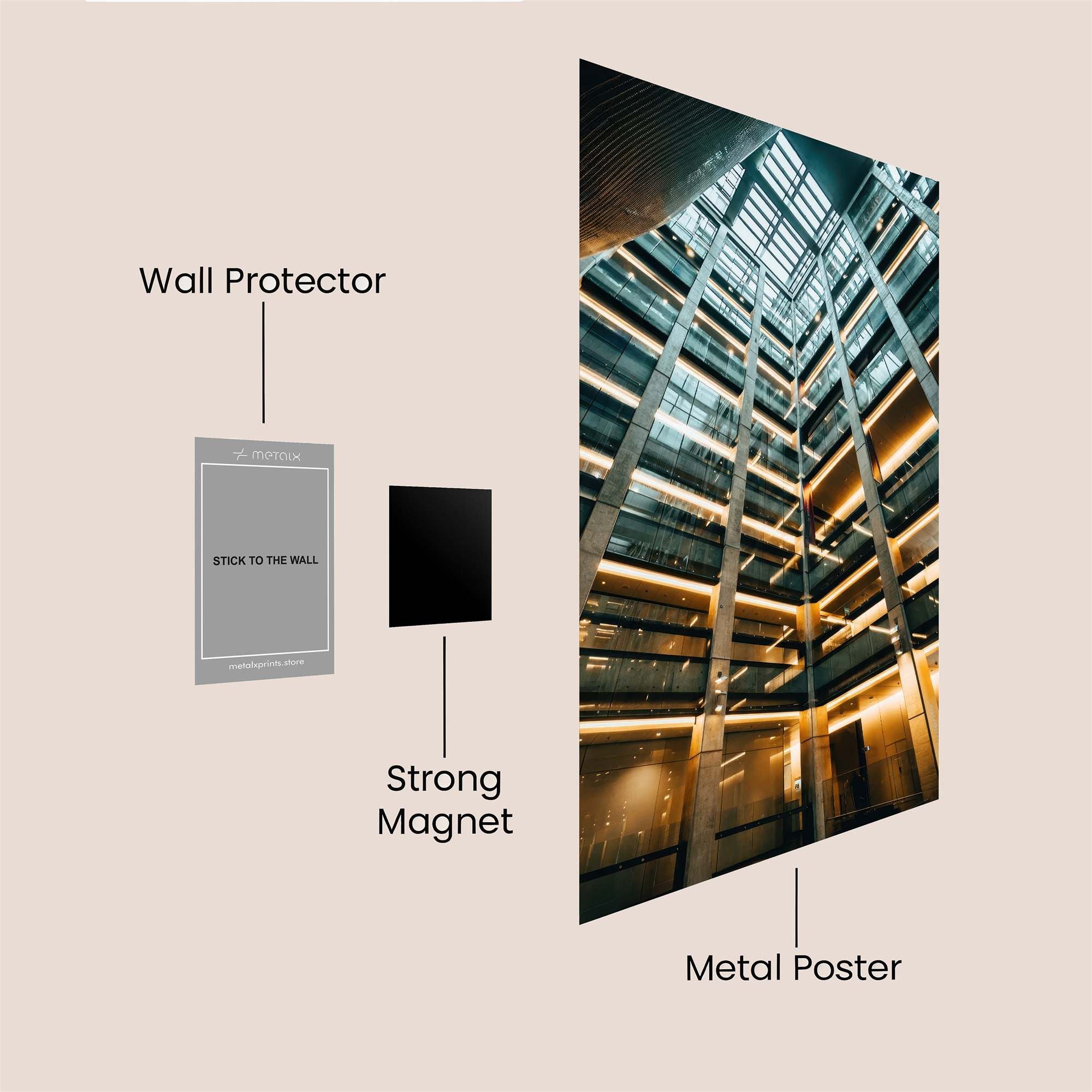 Skyward Serenity Safe Wall Magnetic / M