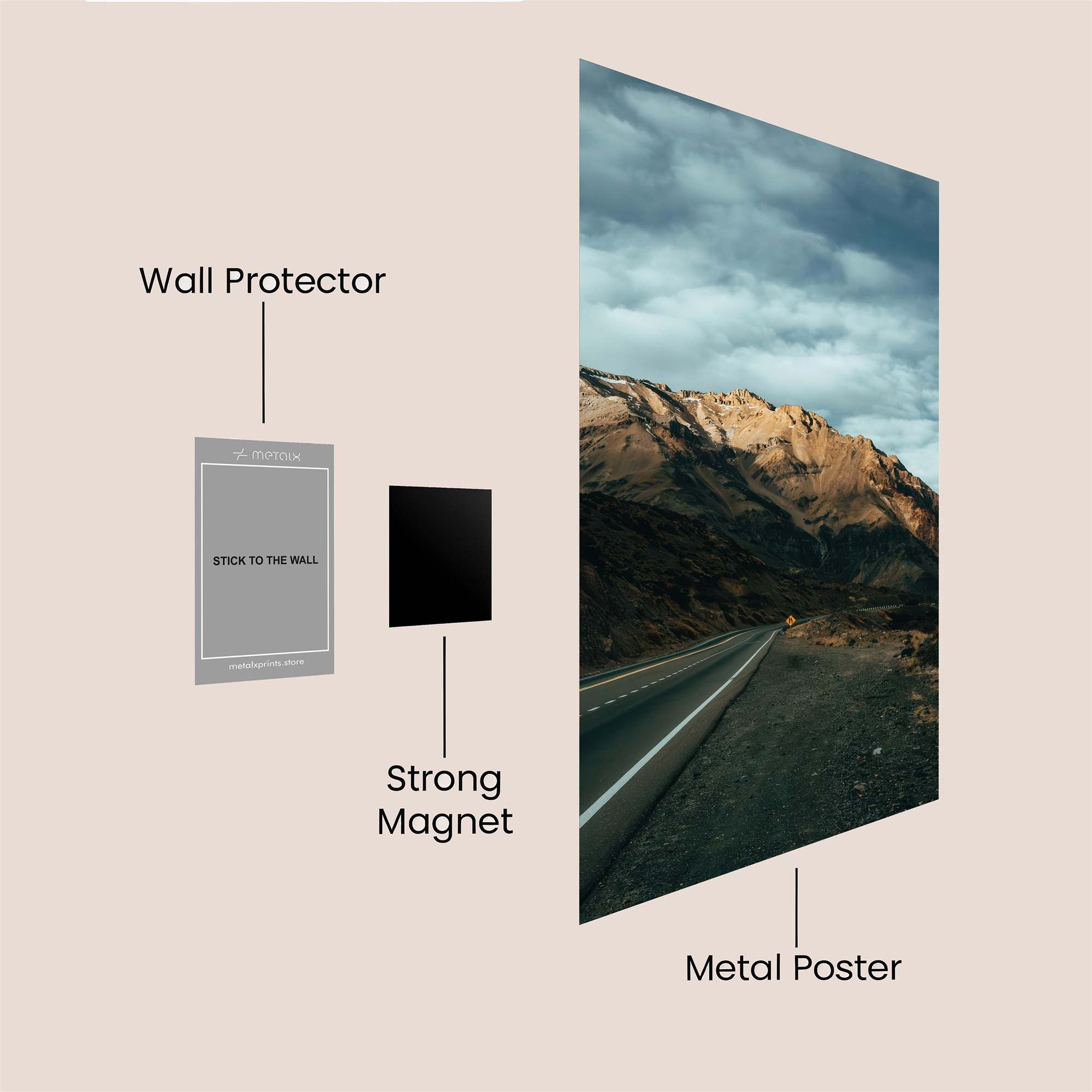 Mountain Serenity Safe Wall Magnetic / M