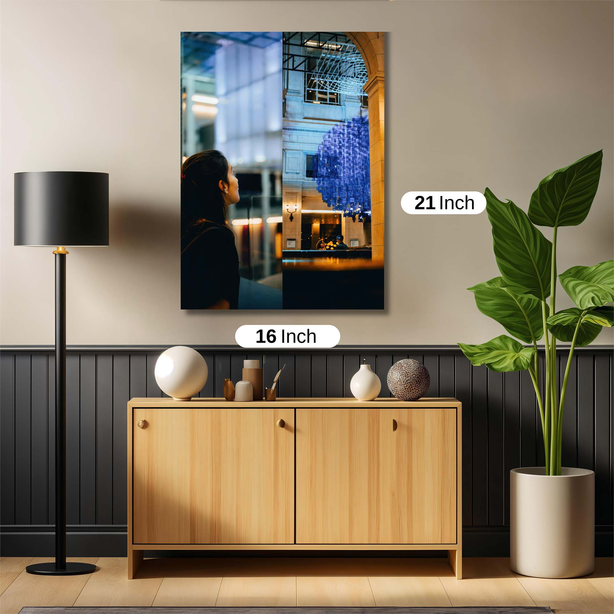 Blue Wonder Safe Wall Magnetic / M