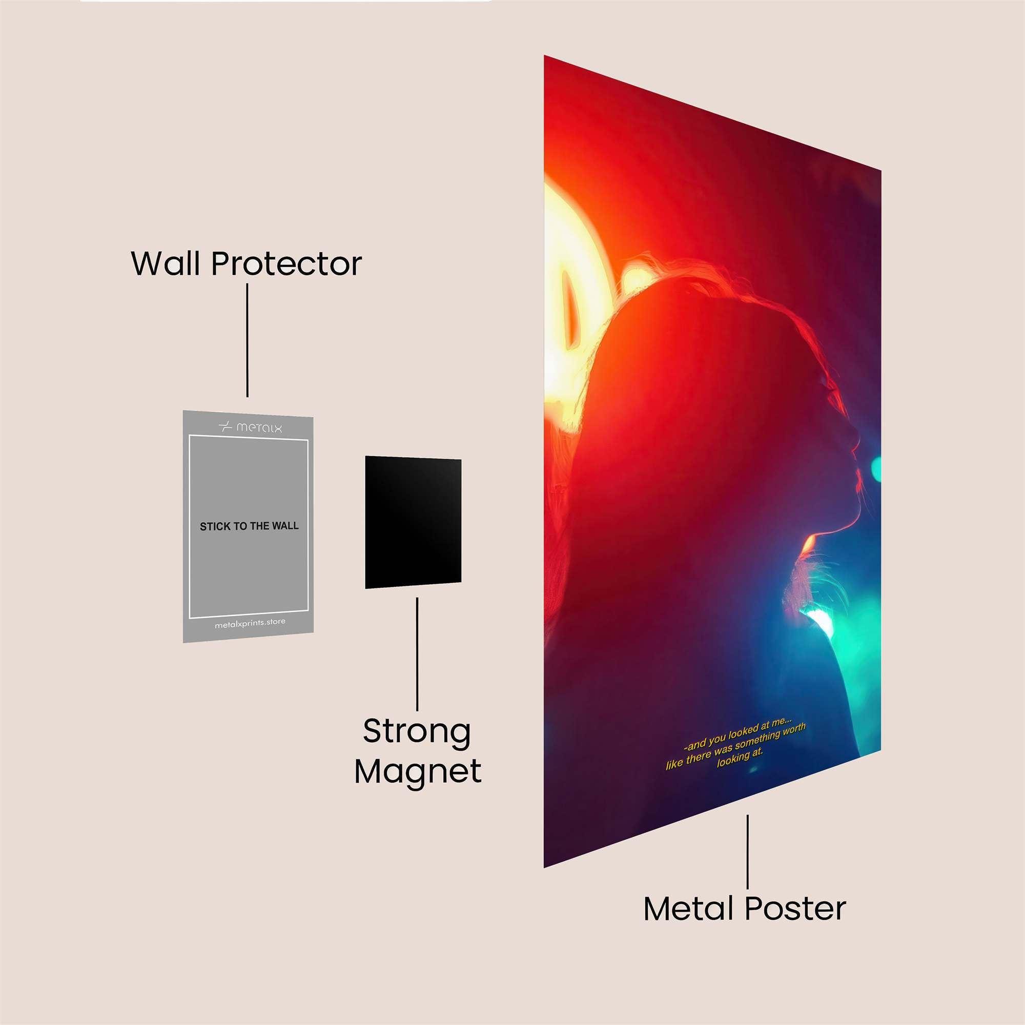 Silhouette Intrigue Safe Wall Magnetic / M