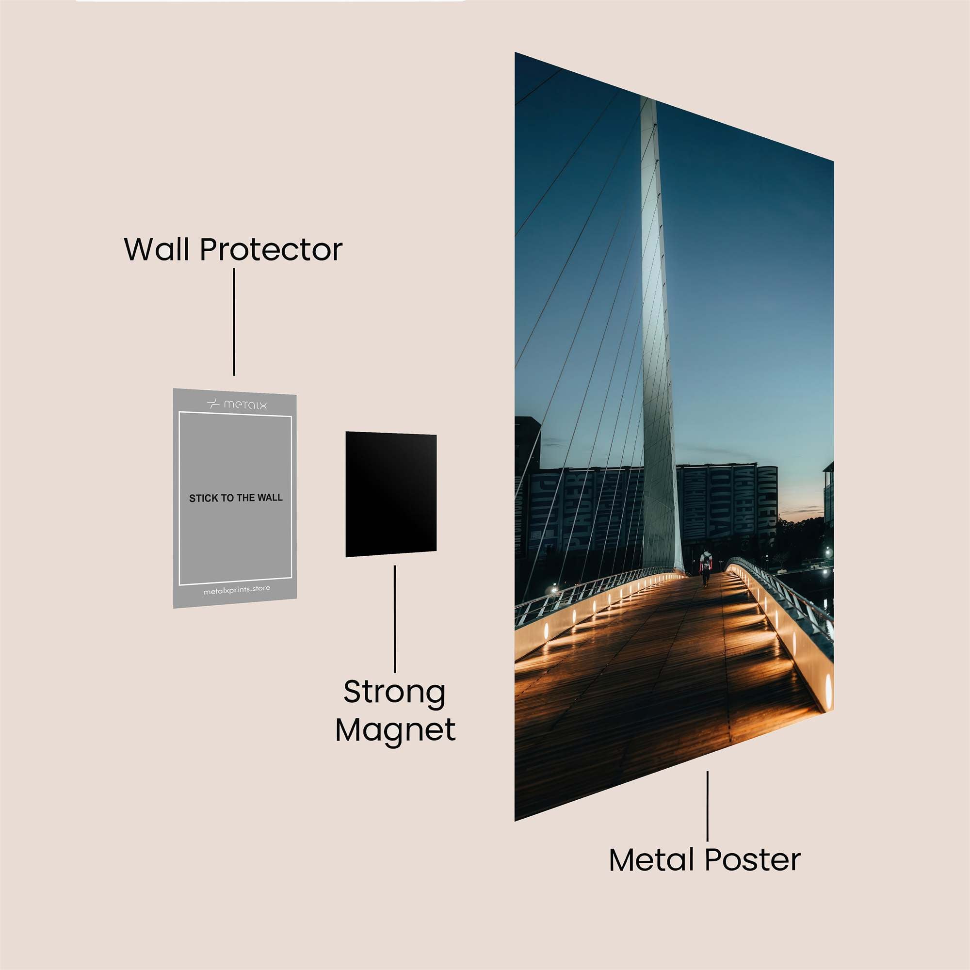 Infinity Tranquil Safe Wall Magnetic / M