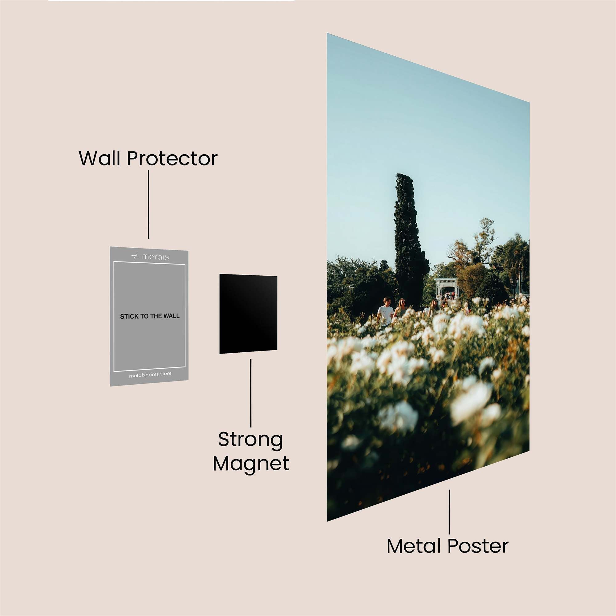 Cotton Serenity Safe Wall Magnetic / M