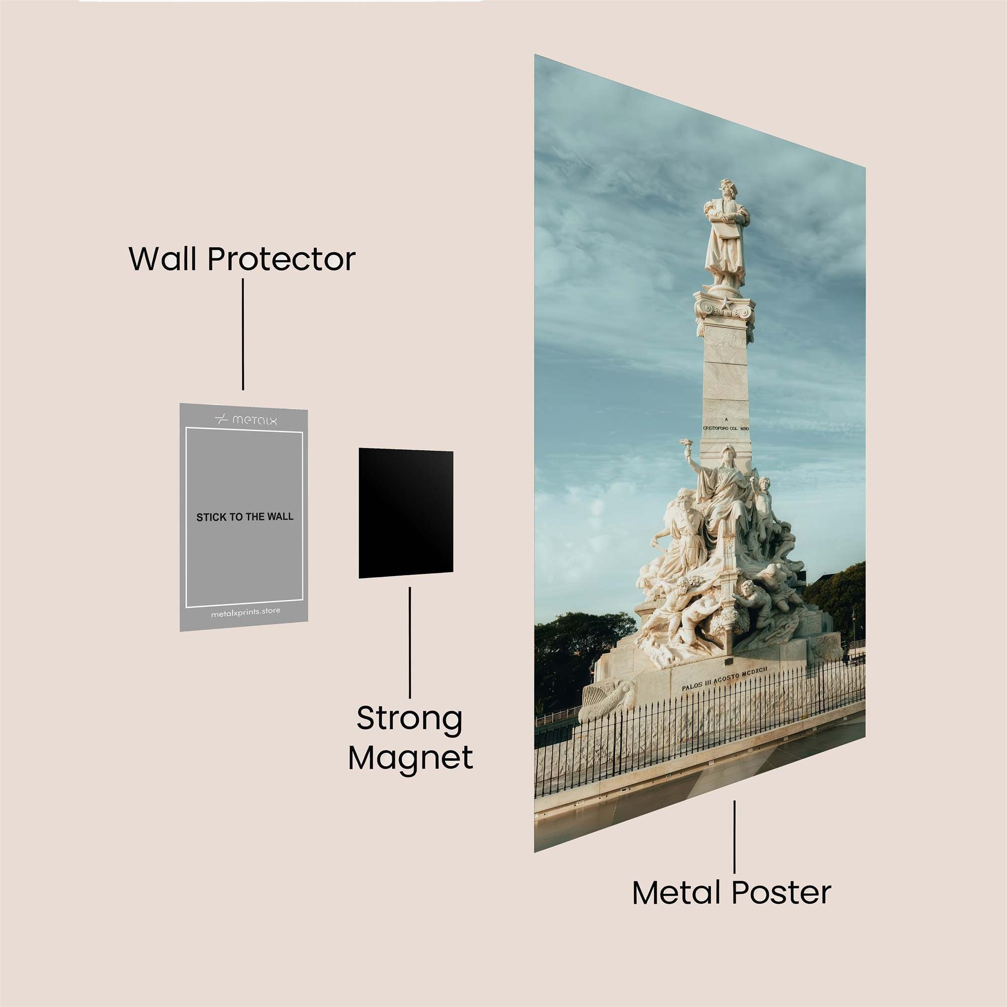 Columbus Majestic Safe Wall Magnetic / M