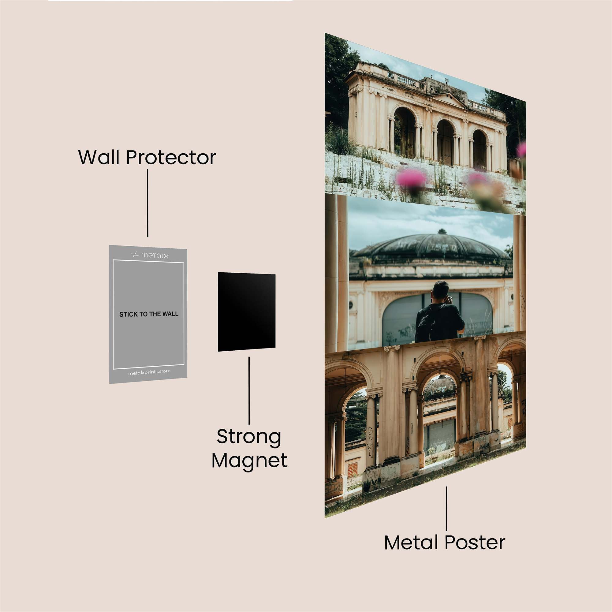 Ruins Whisper Safe Wall Magnetic / M