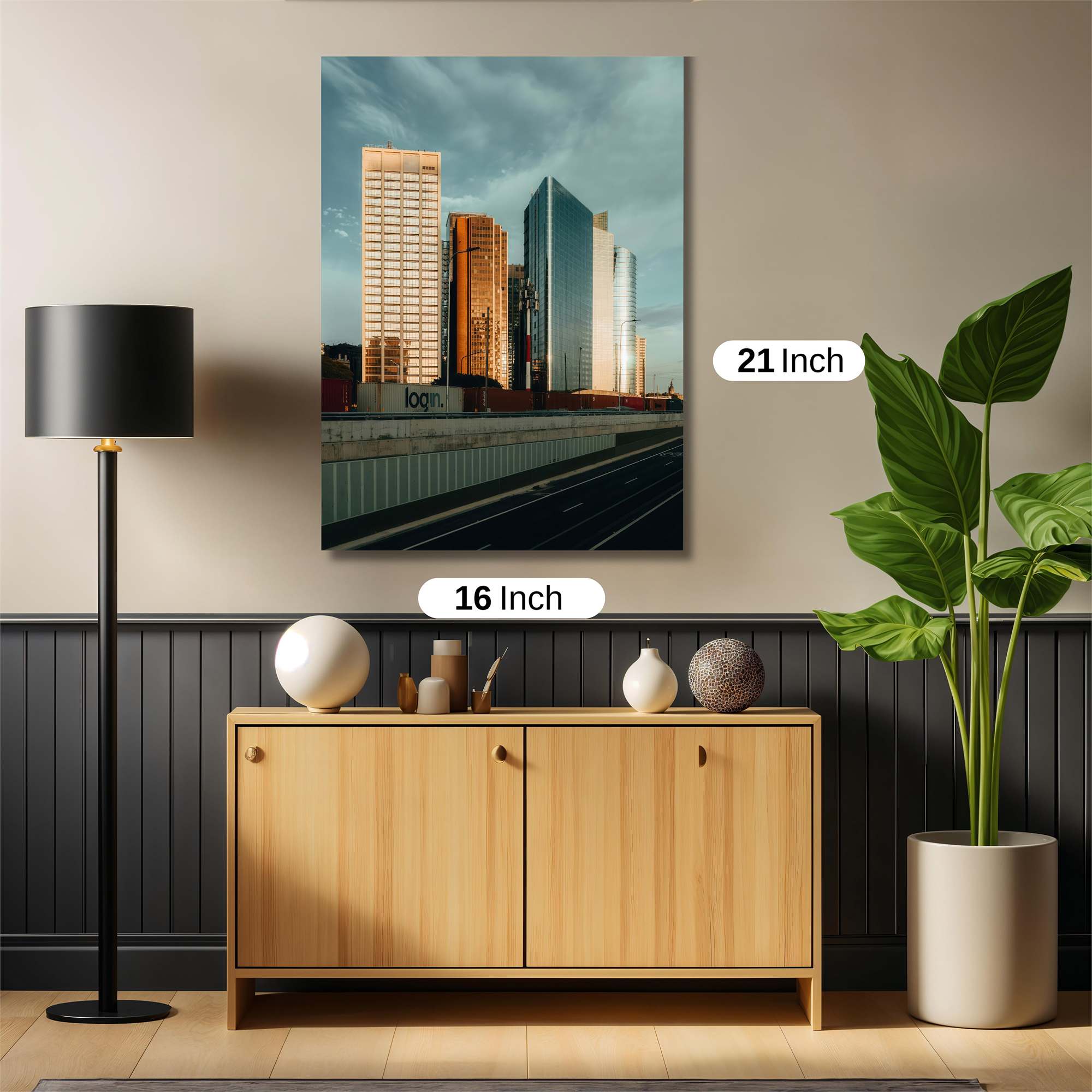 Skyline Serenity Safe Wall Magnetic / M