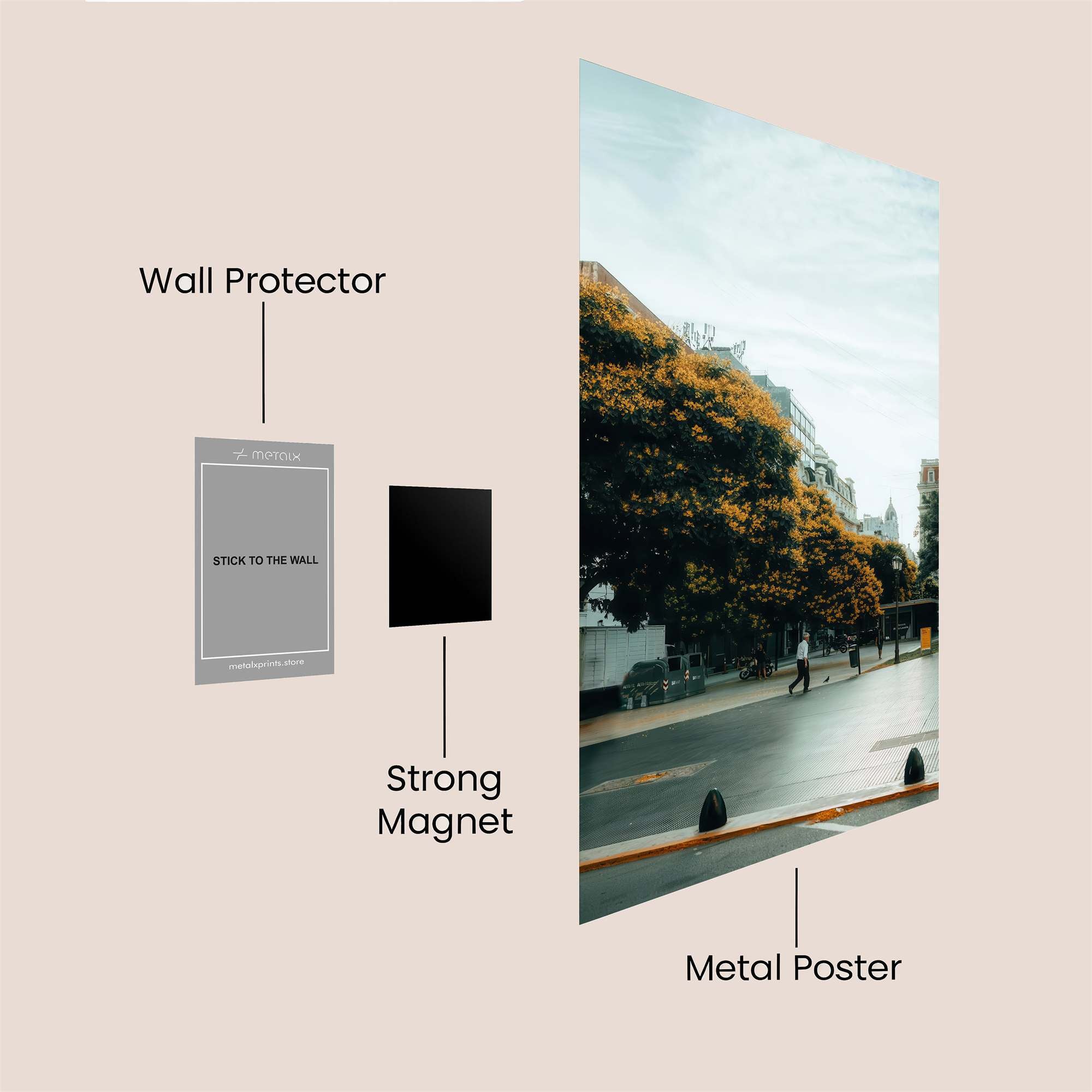 Urban Serenity Safe Wall Magnetic / M