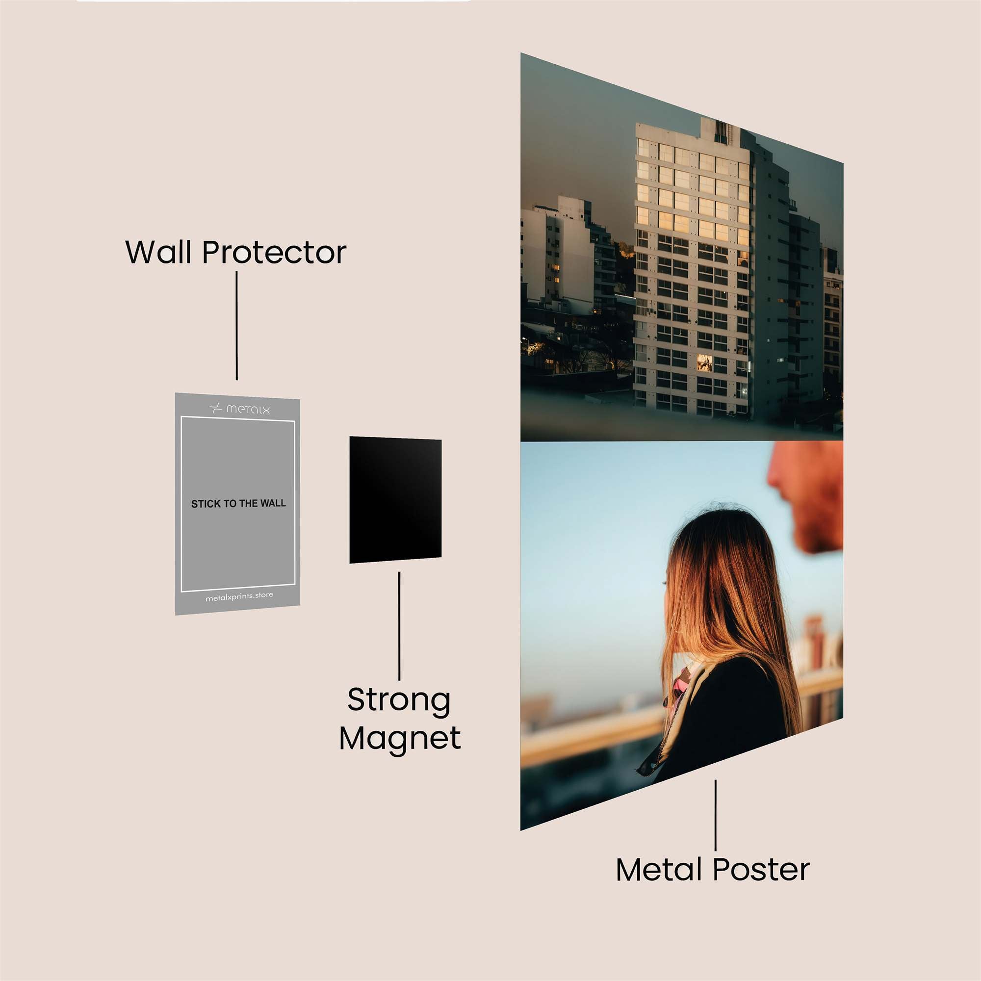 Urban Serenity Safe Wall Magnetic / M