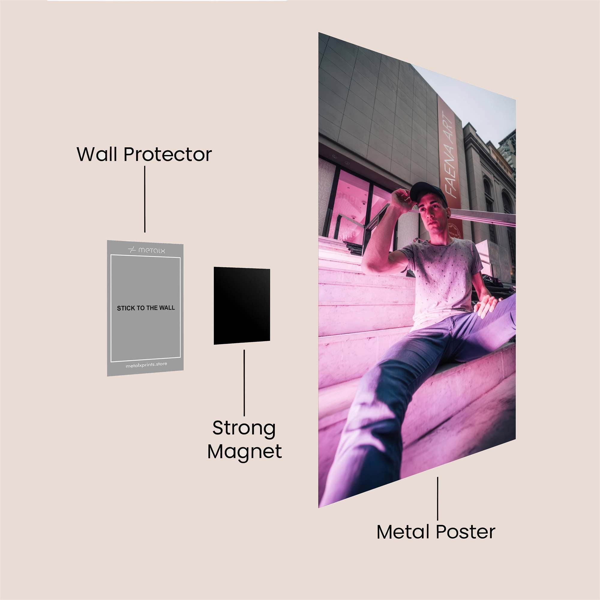 Stairway Dream Safe Wall Magnetic / M