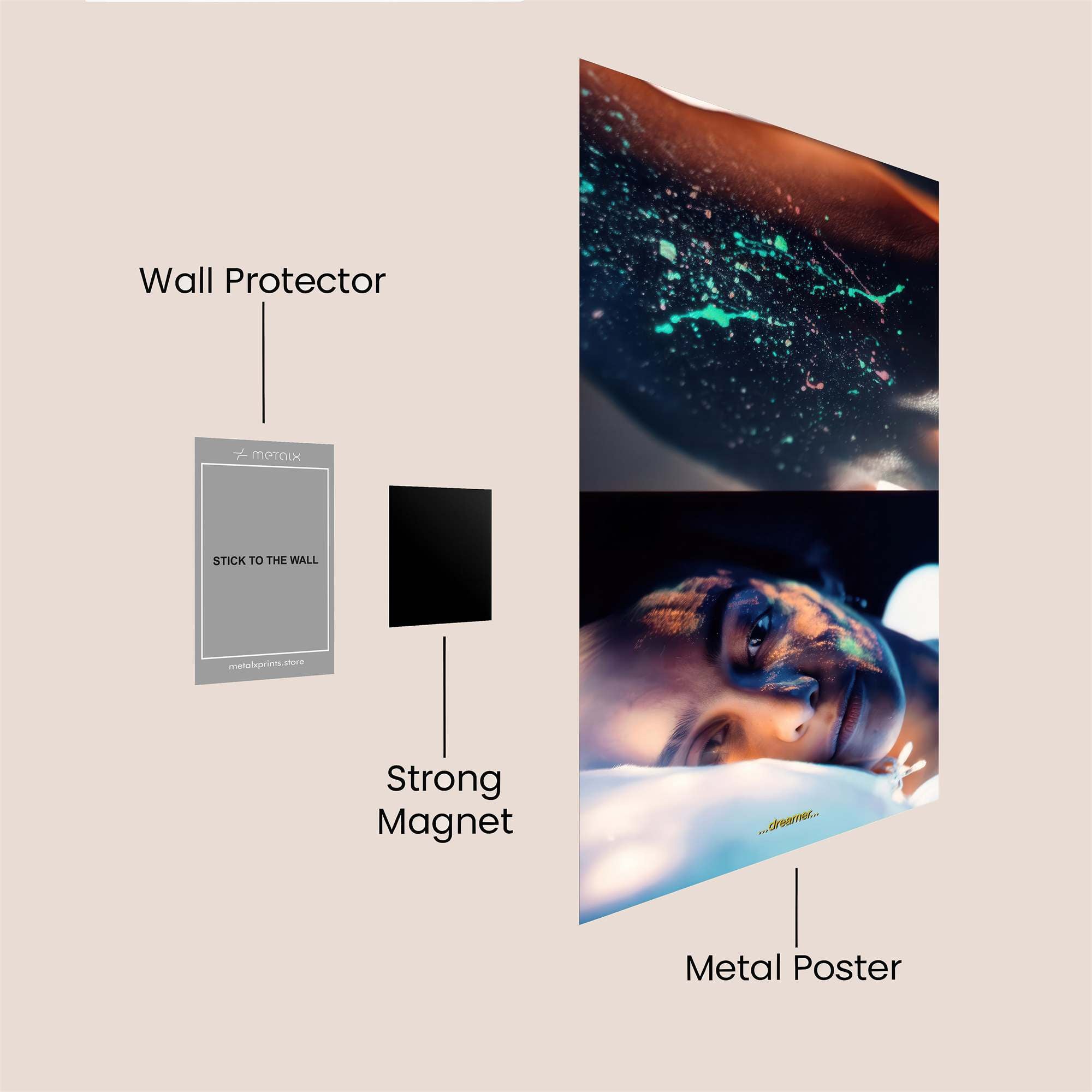 Cosmic Serenity Safe Wall Magnetic / M