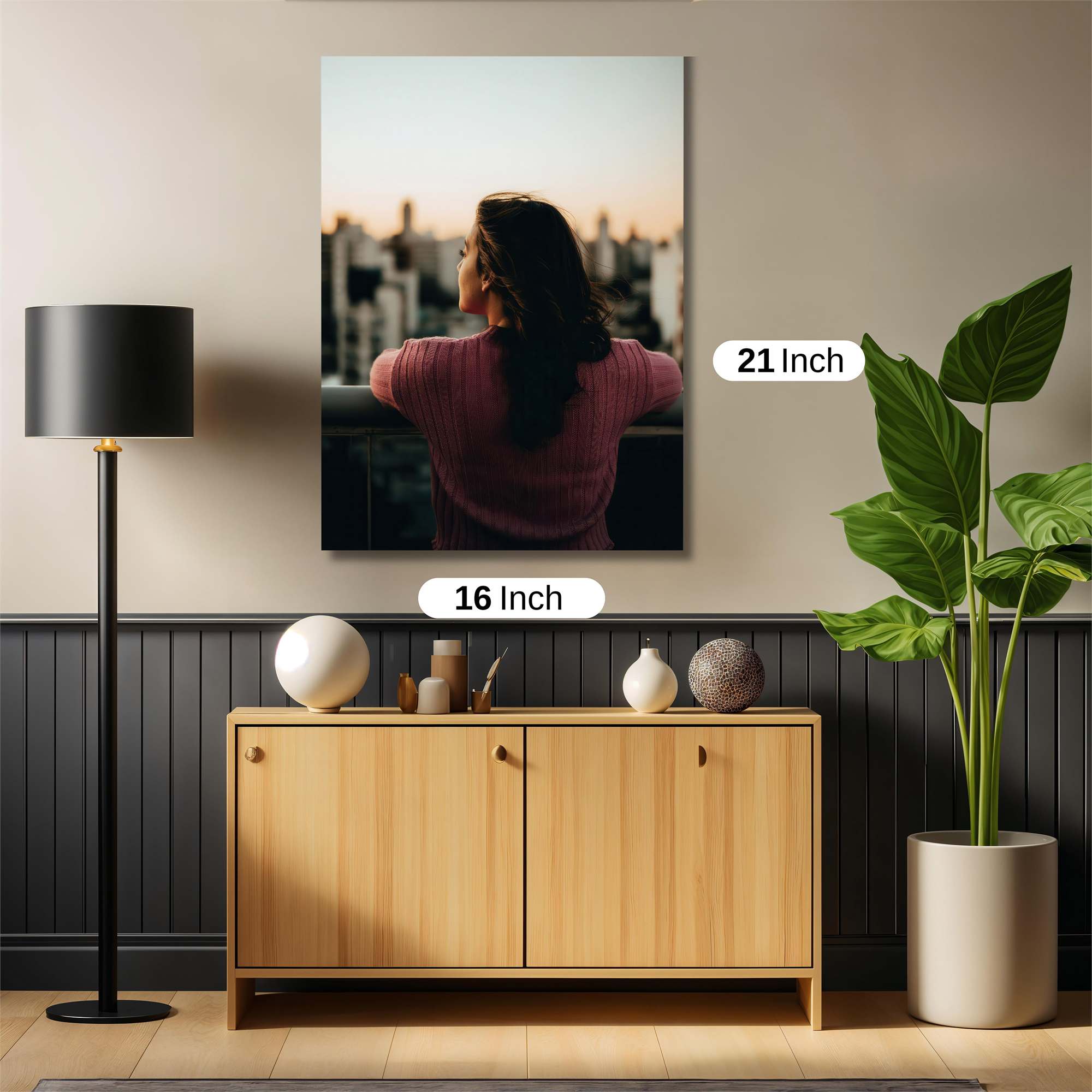 Sunset Solitude Safe Wall Magnetic / M