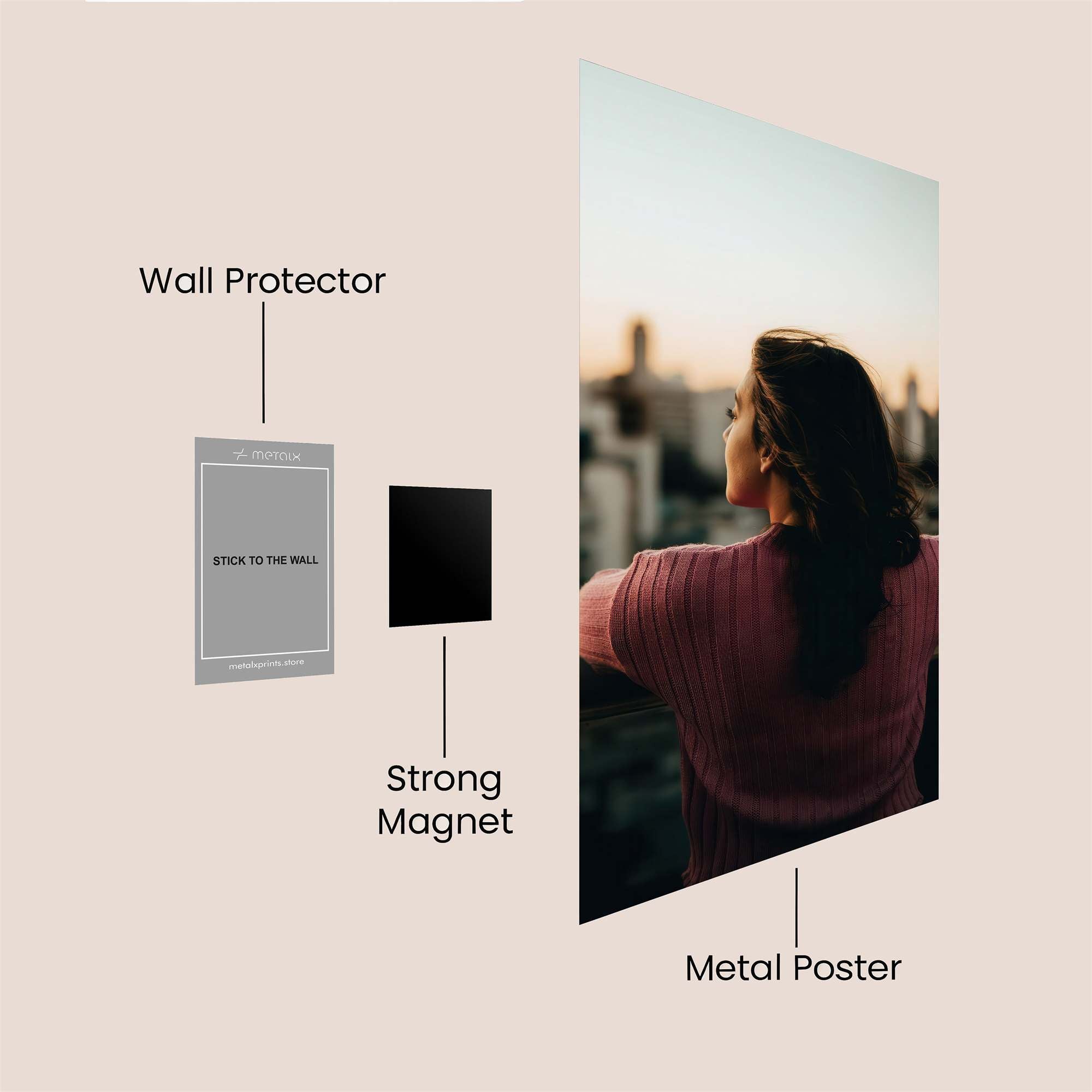 Sunset Solitude Safe Wall Magnetic / M