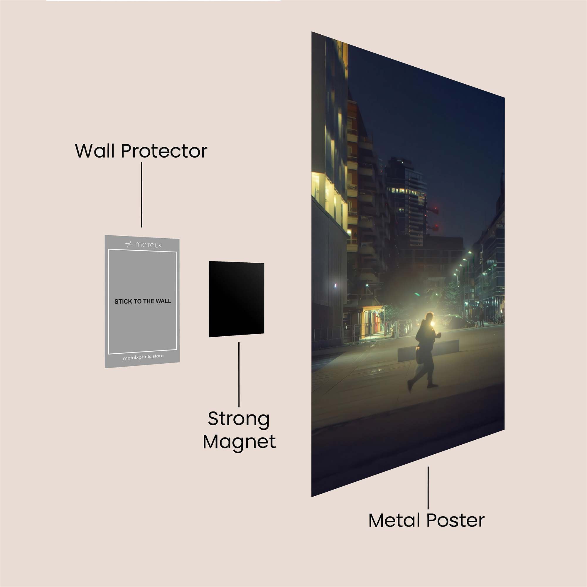 Night Walker Safe Wall Magnetic / M