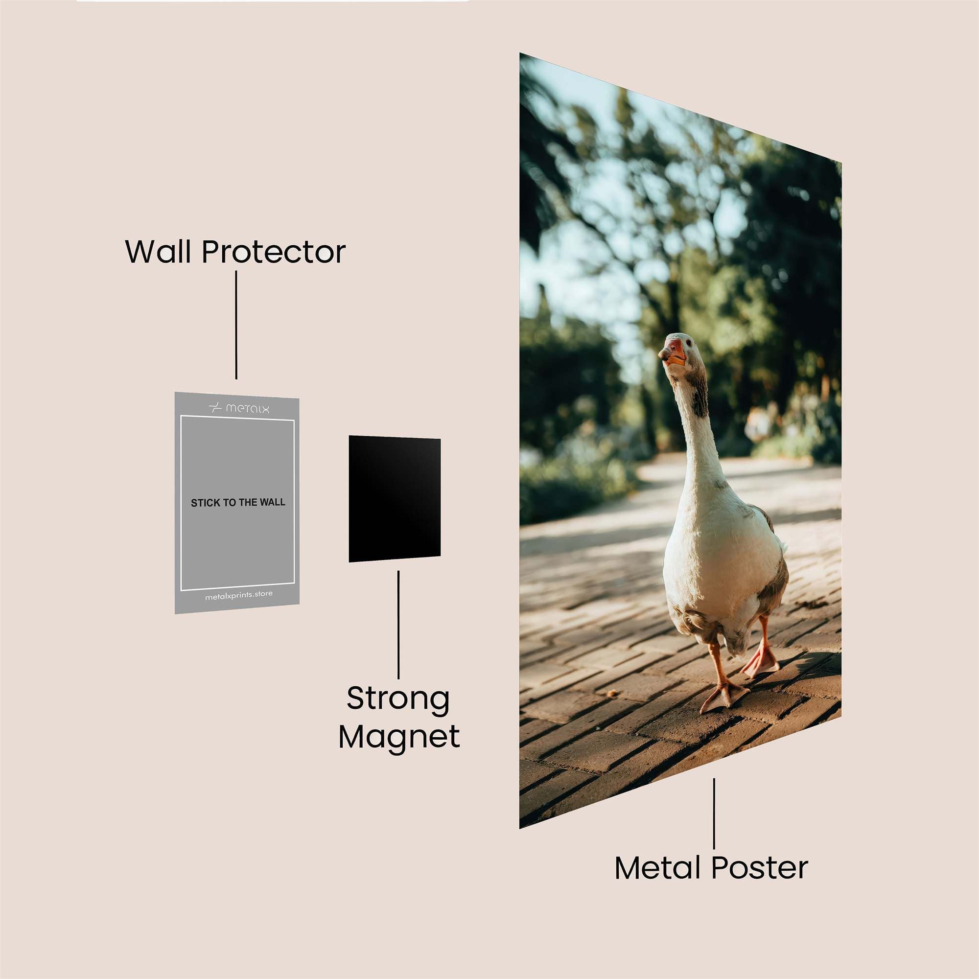 Goose Serenity Safe Wall Magnetic / M